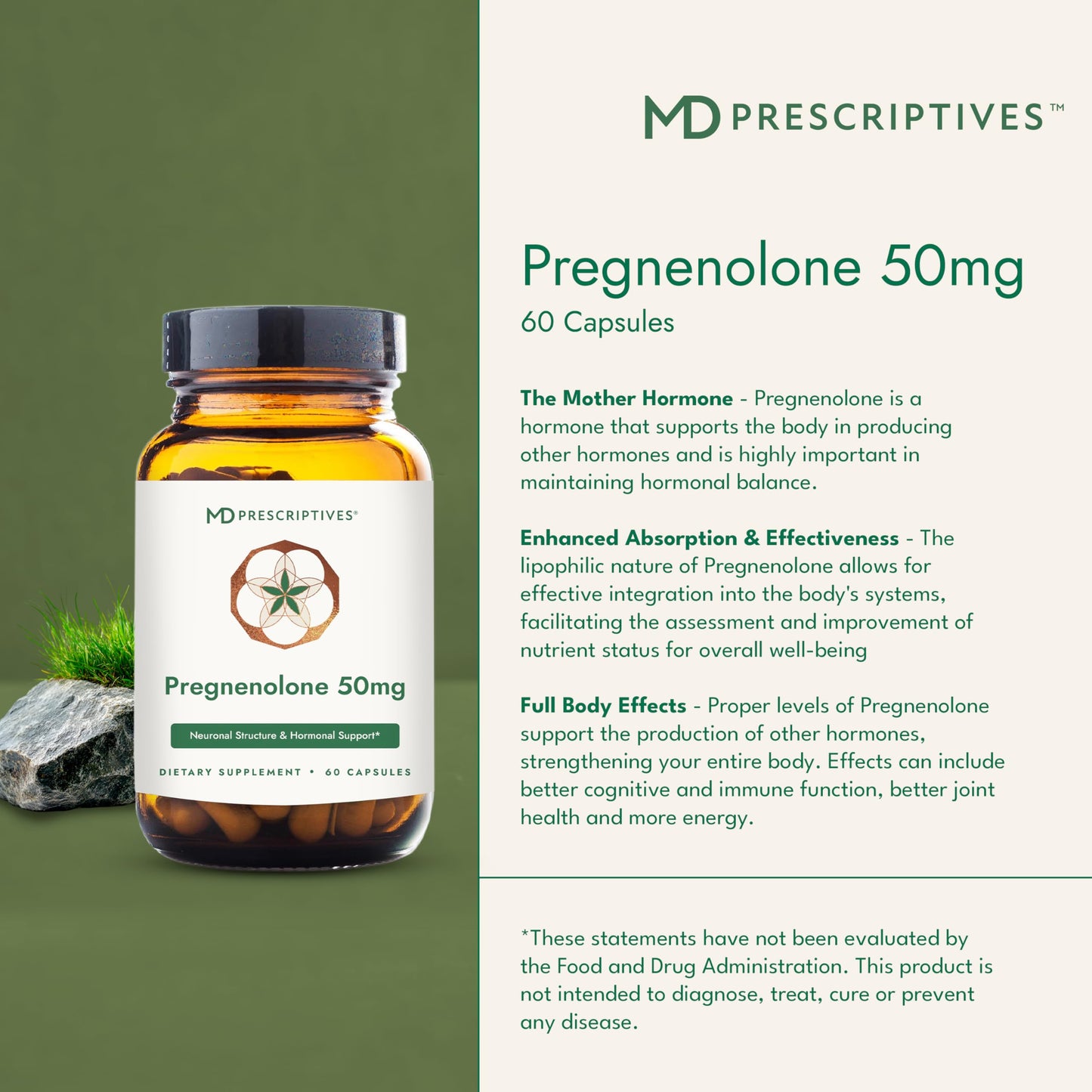 MD Prescriptives Pregnenolone Capsules 60