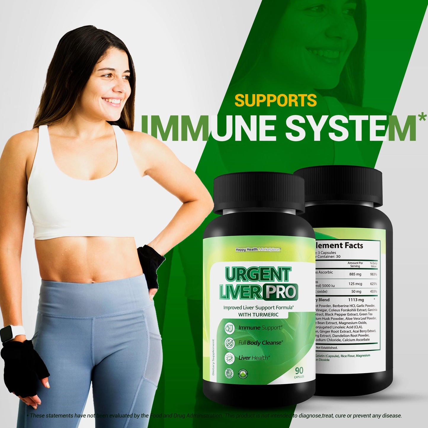 Happy Health Marketplace Urgent Liver Pro Capsule 90 Count