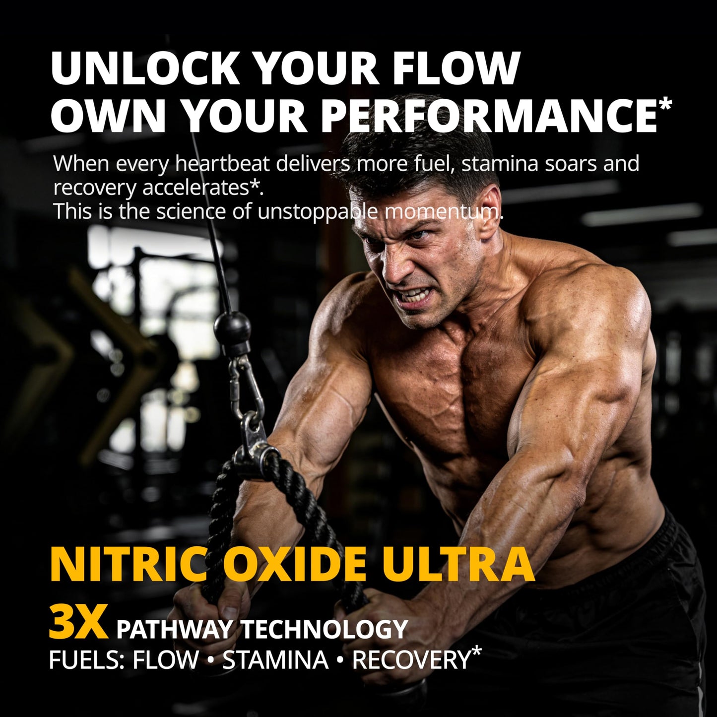 LincNutri Nitric Oxide Supplements for Men 1550mg L-Arginine HCl Nitric Oxide Booster with L-Citrulline, ViNitrox & Oxystorm 3-Pathway Complex with BioPerine, 90 Capsules