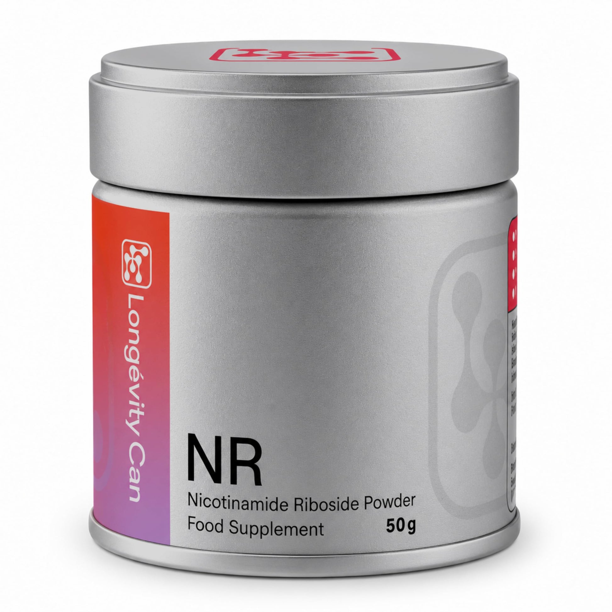 Longevity Can Nicotinamide Riboside Chloride Powder 1.76 oz