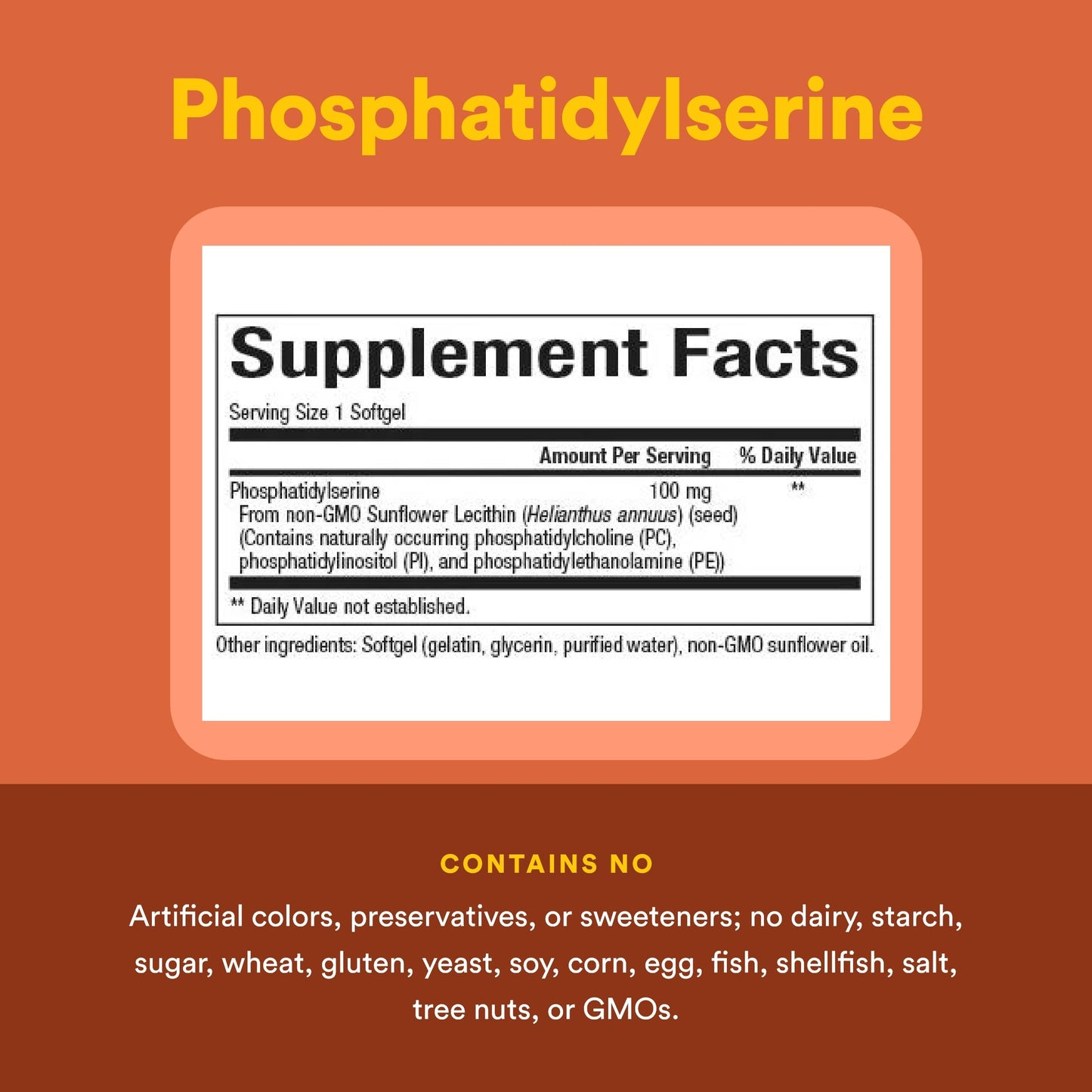 Natural Factors Phosphatidylserine Softgels 60