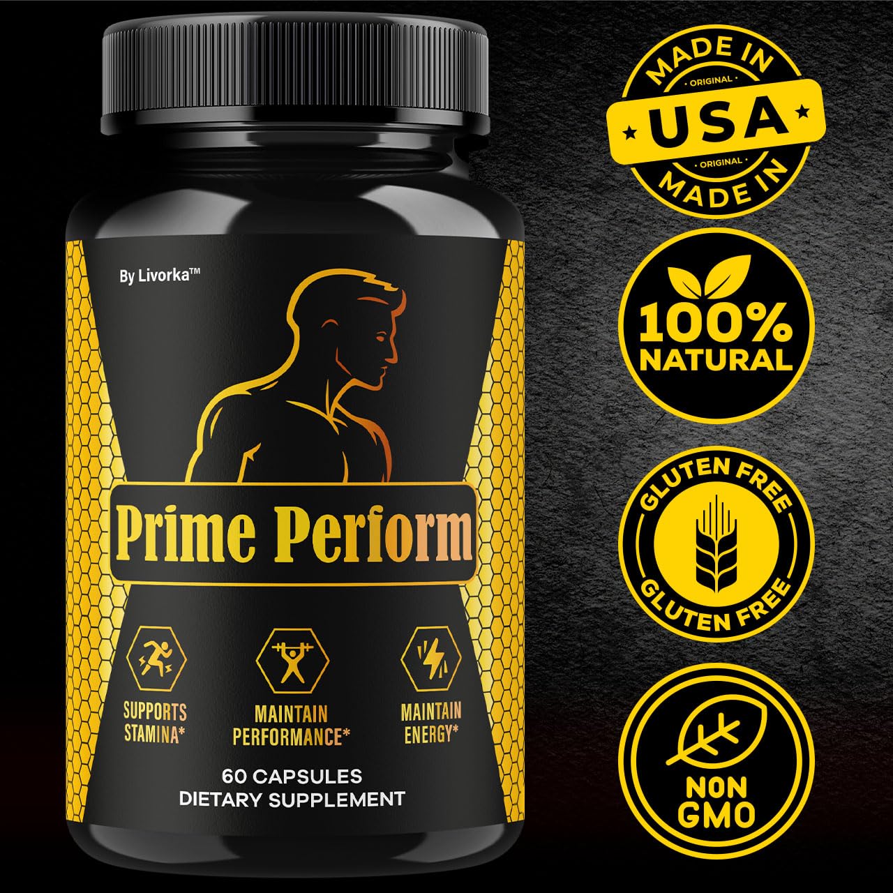 LIVORKA Prime Perform Capsules, 60 Capsules