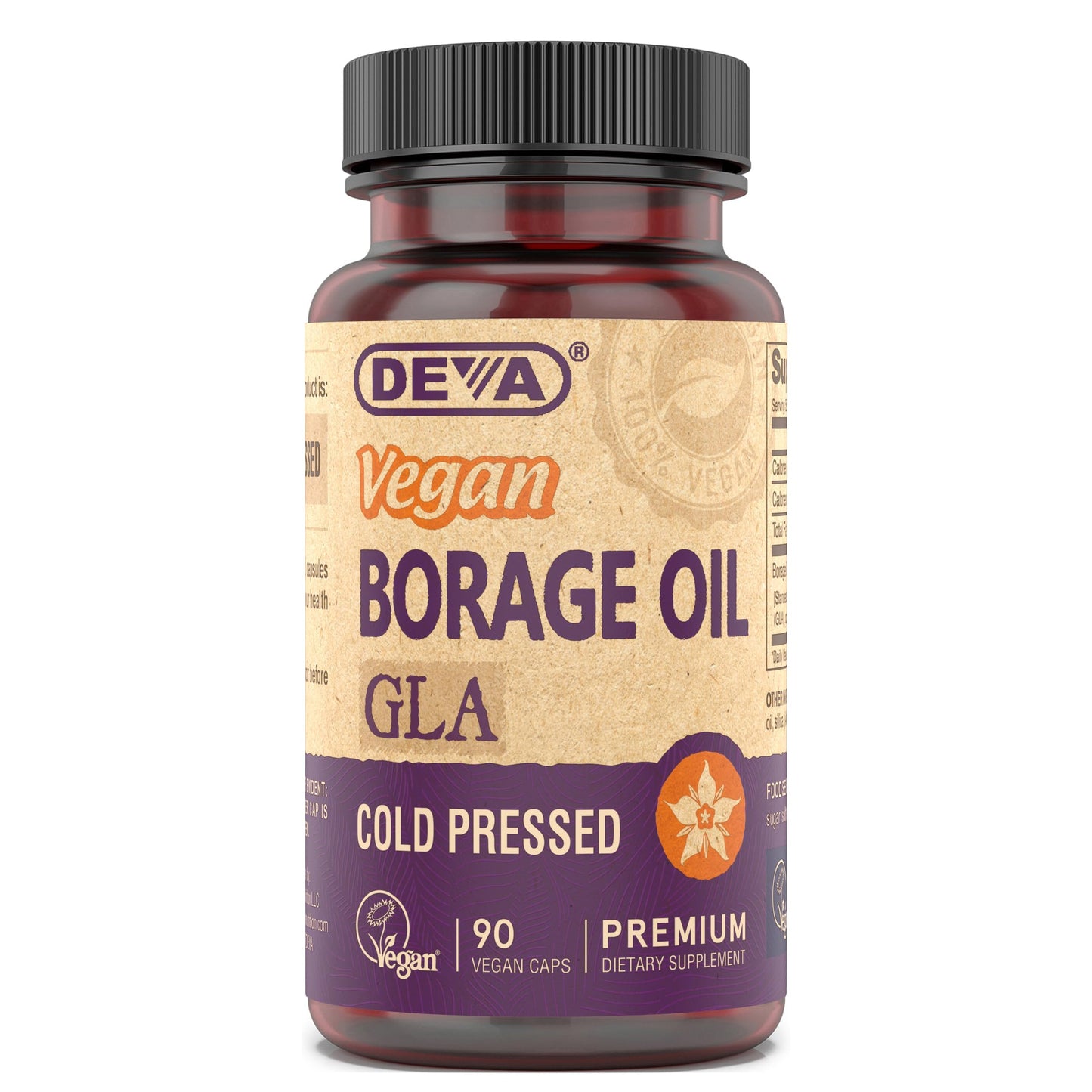 DEVA Borage Oil 500mg Softgel 90 Softgels