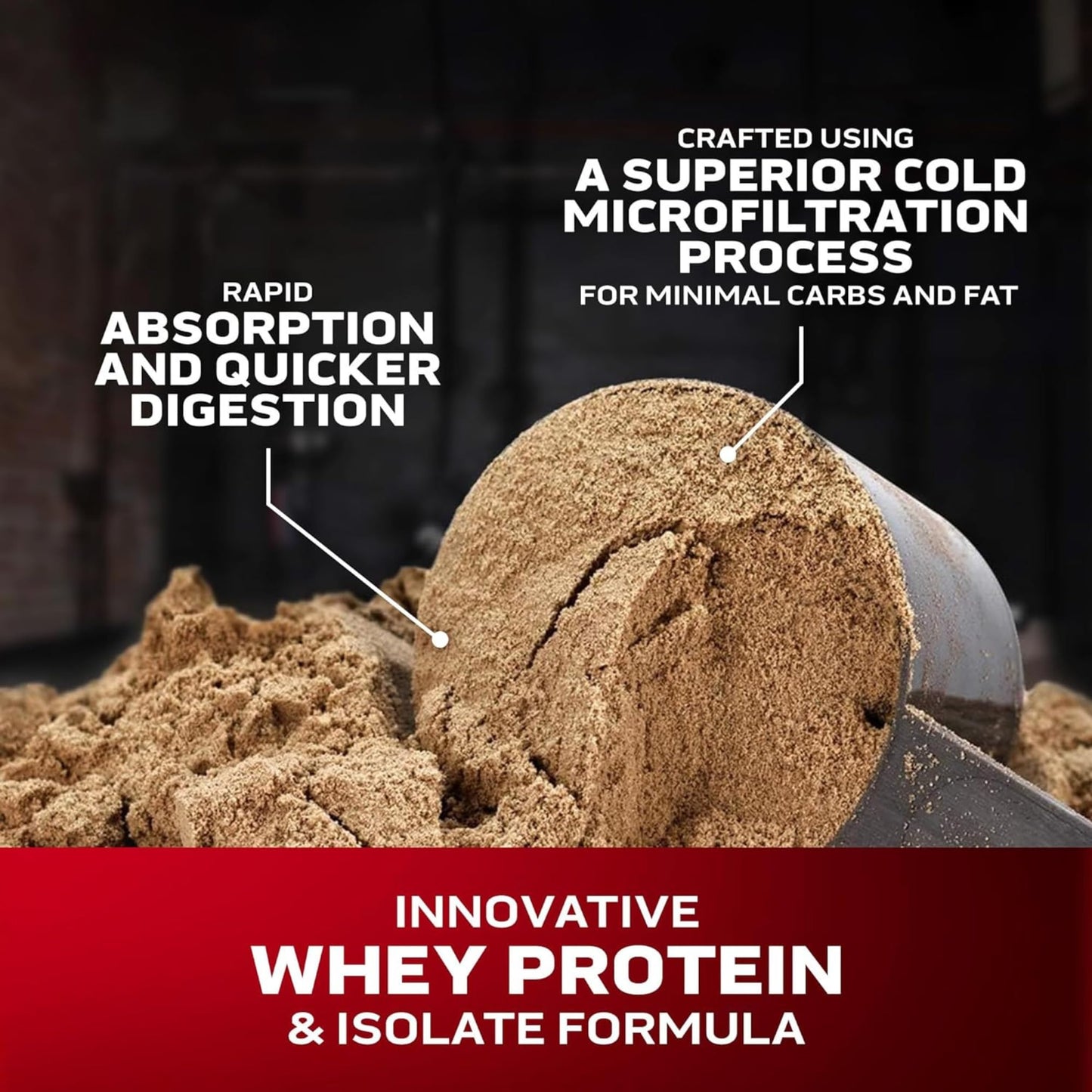 MuscleTech NitroTech Performance Series Whey Isolate Powder Chocolate, 64 Servings