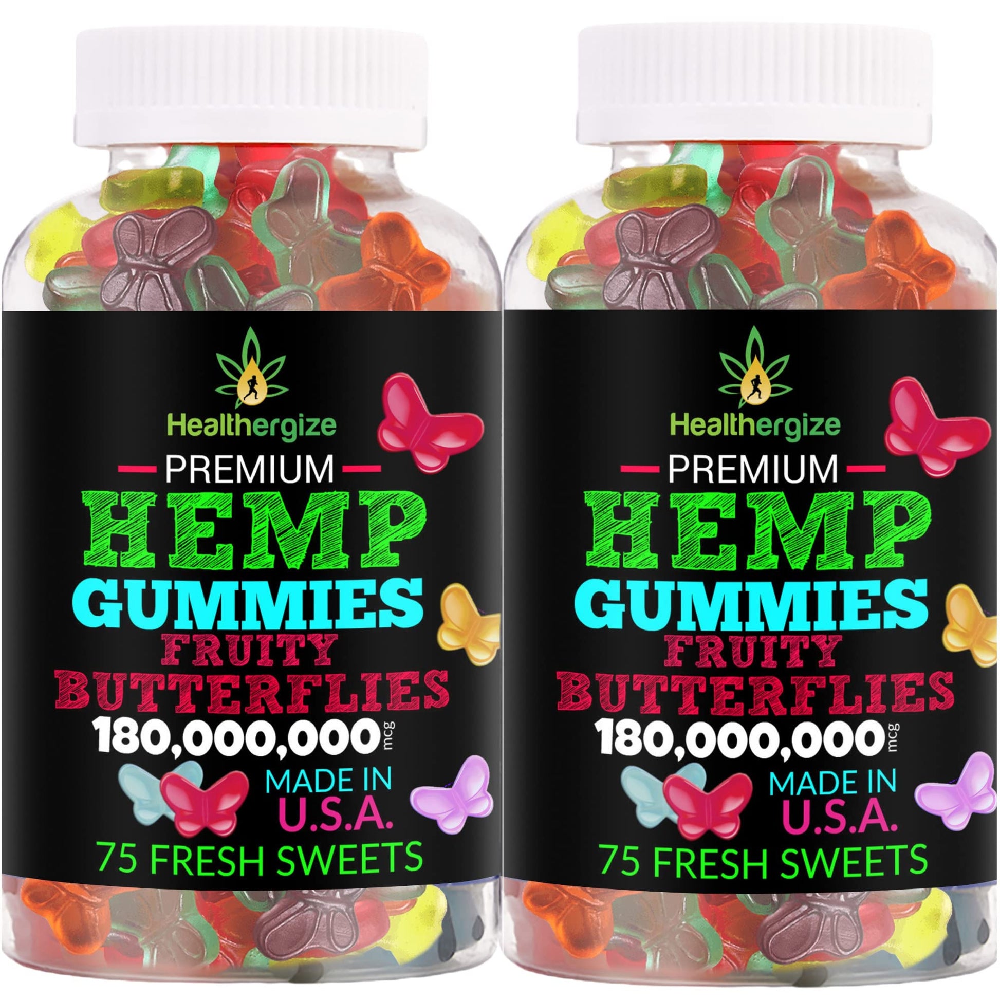 Healthergize Hemp Gummies 150 Count