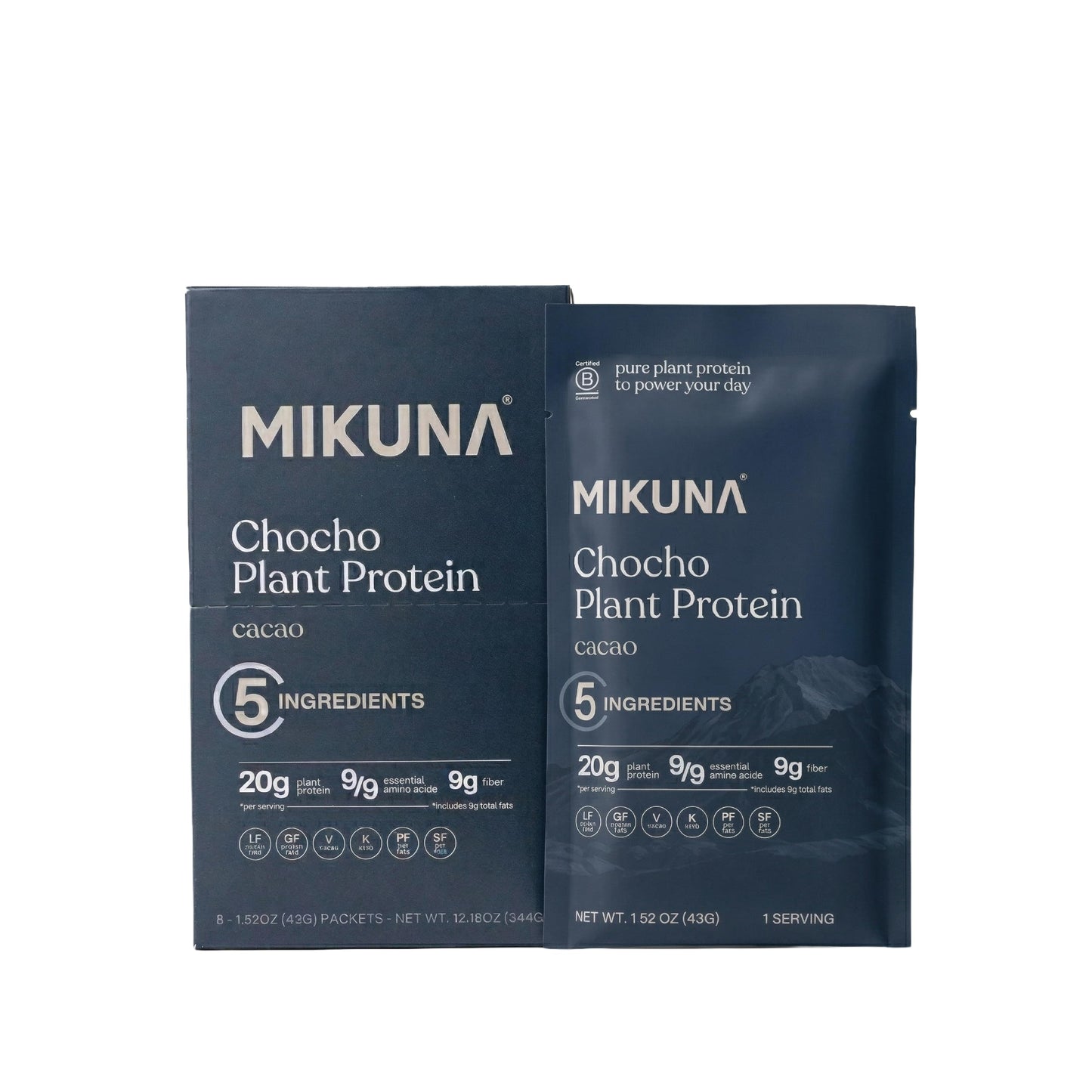 Mikuna Cacao Chocho Protein Travel Packs, 8 Servings