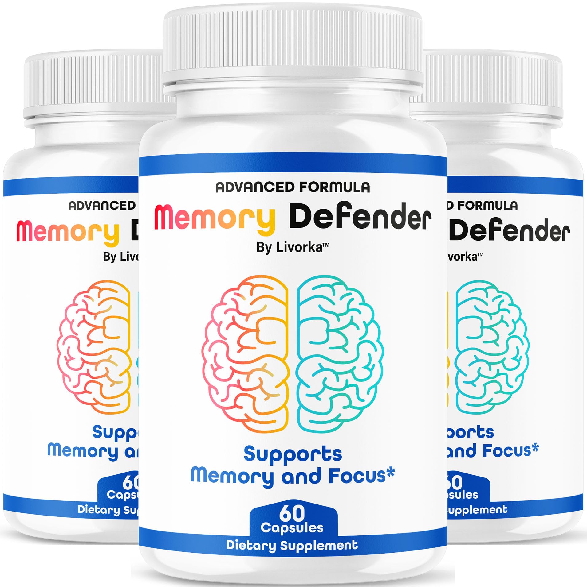 LIVORKA Memory Defender Capsules, 180 Capsules