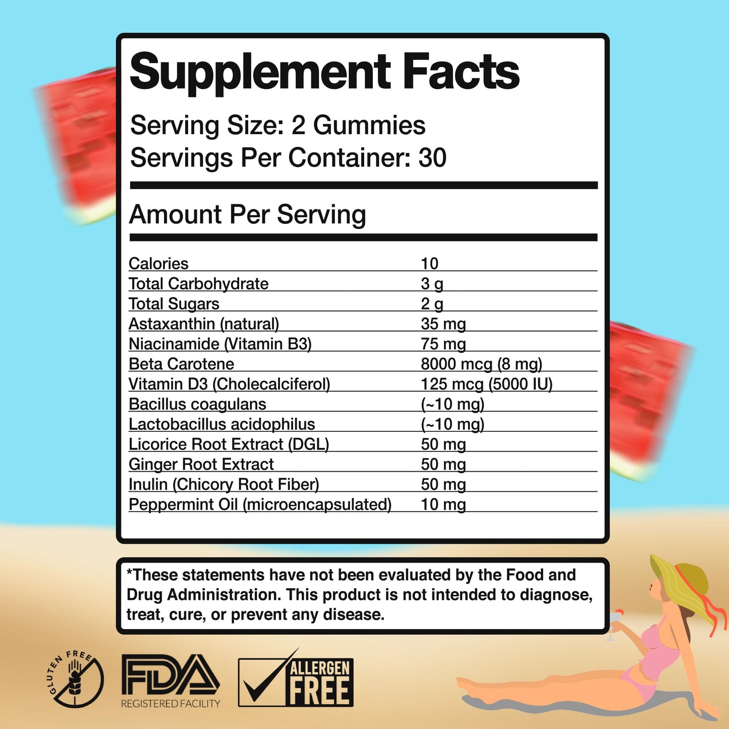 Thryv UVBites Tanning Gummies, 60 Count