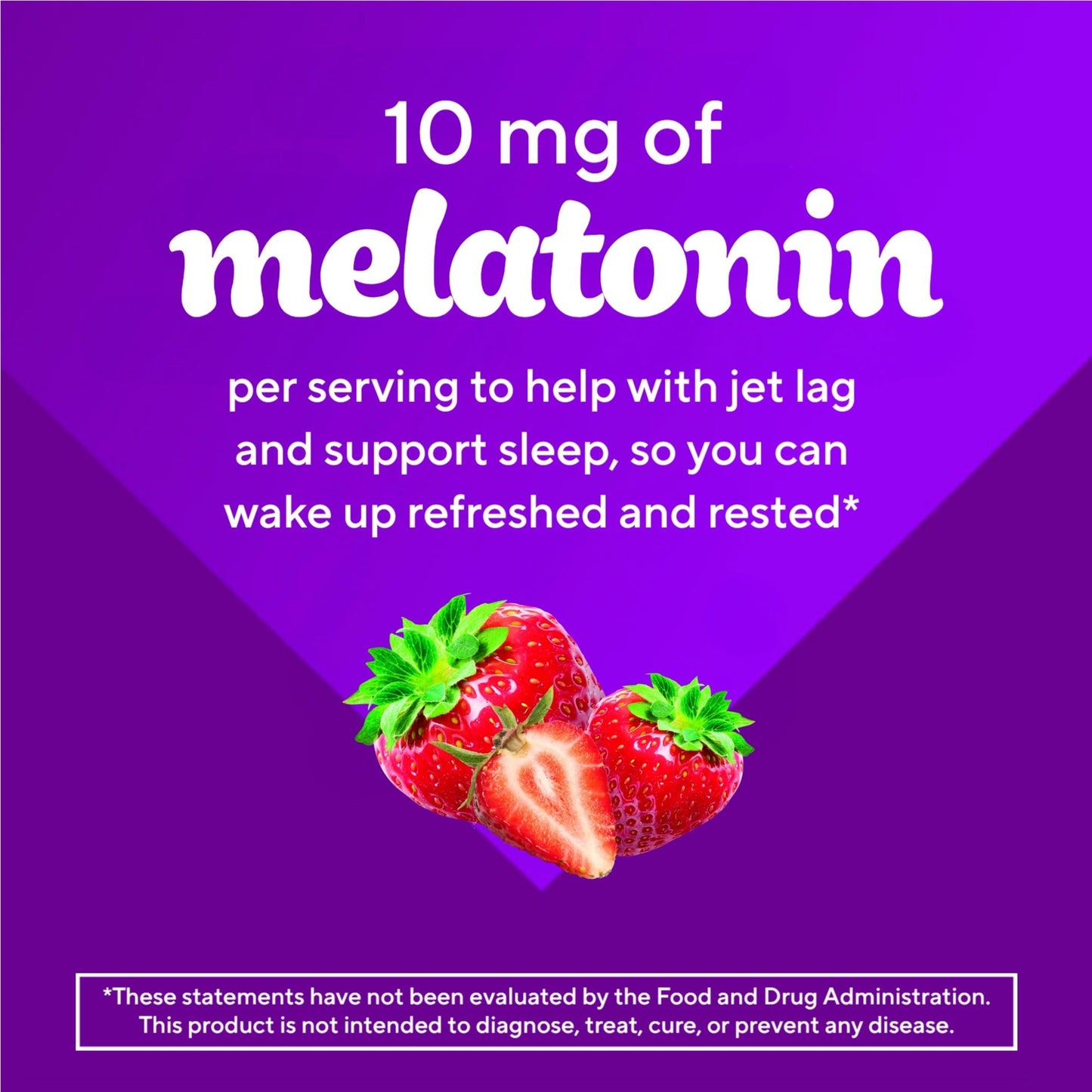 Vitafusion Max Strength 10 mg Melatonin Gummies, 100 Count