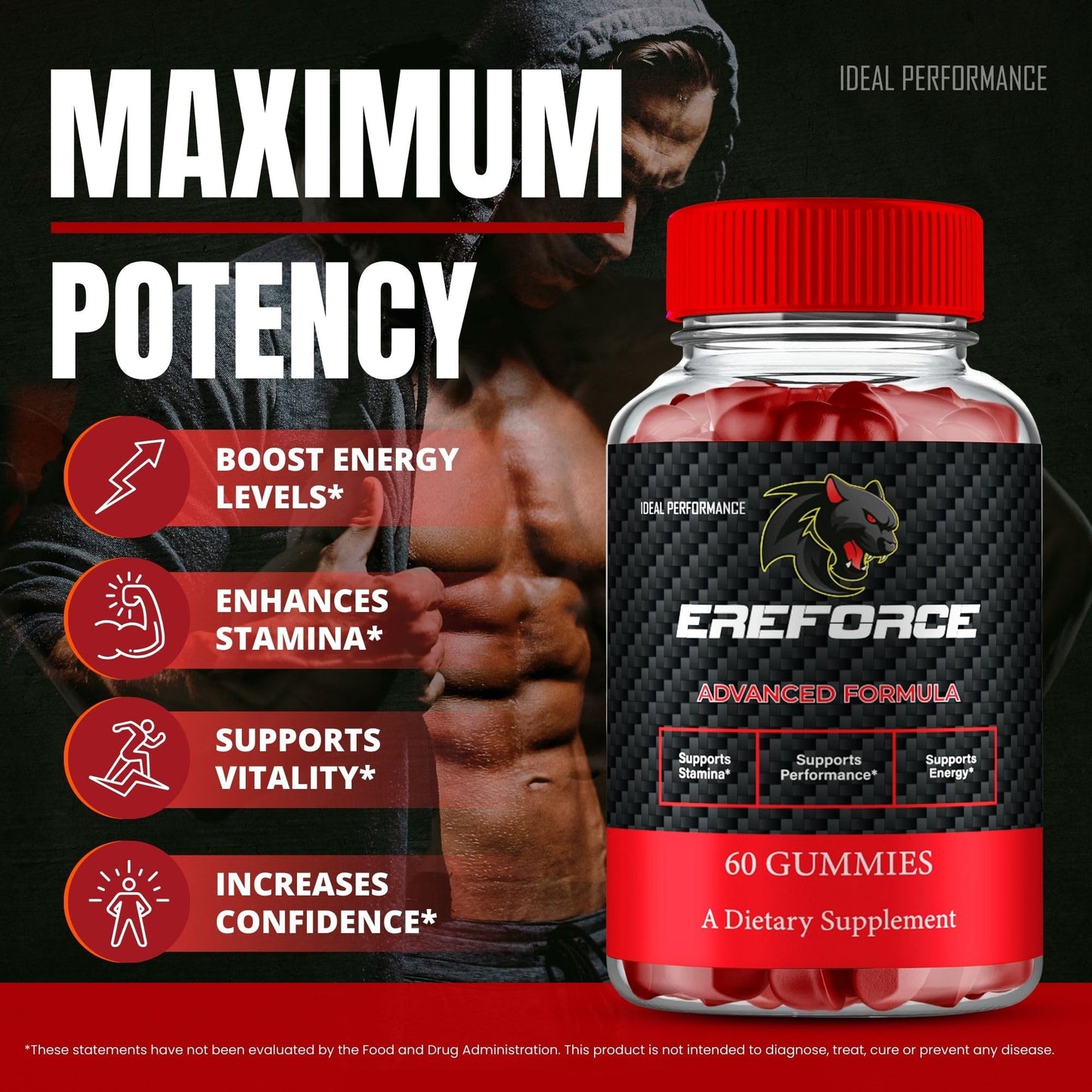IDEAL PERFORMANCE Ereforce Gummy, 120 Count