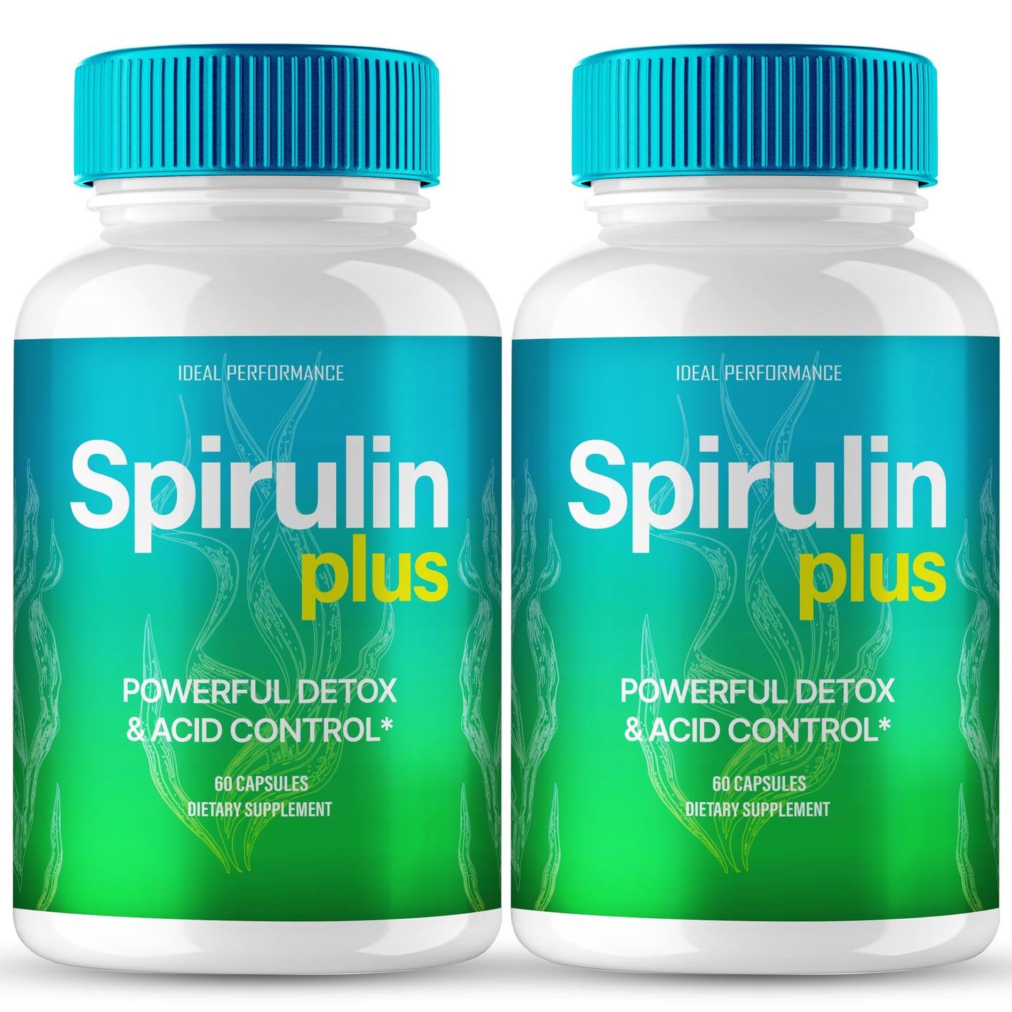 IDEAL PERFORMANCE Spirulin Plus Capsules, 120 Count