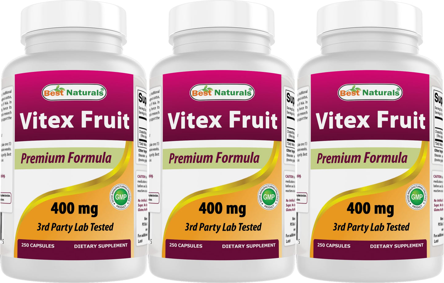 Best Naturals Vitex Chasteberry 400 mg 750 Capsules