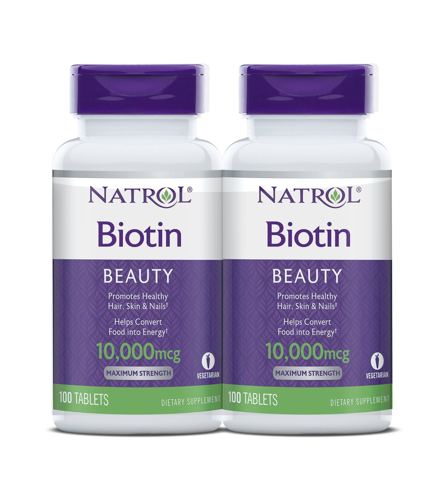 Natrol Biotin Beauty 10000mcg Tablets, 200 Count