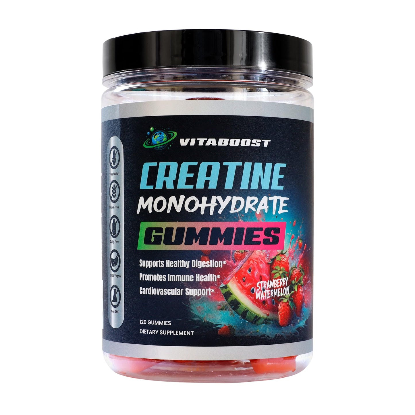 VitaBoost Creatine Gummies 5g Chewable 120 Count