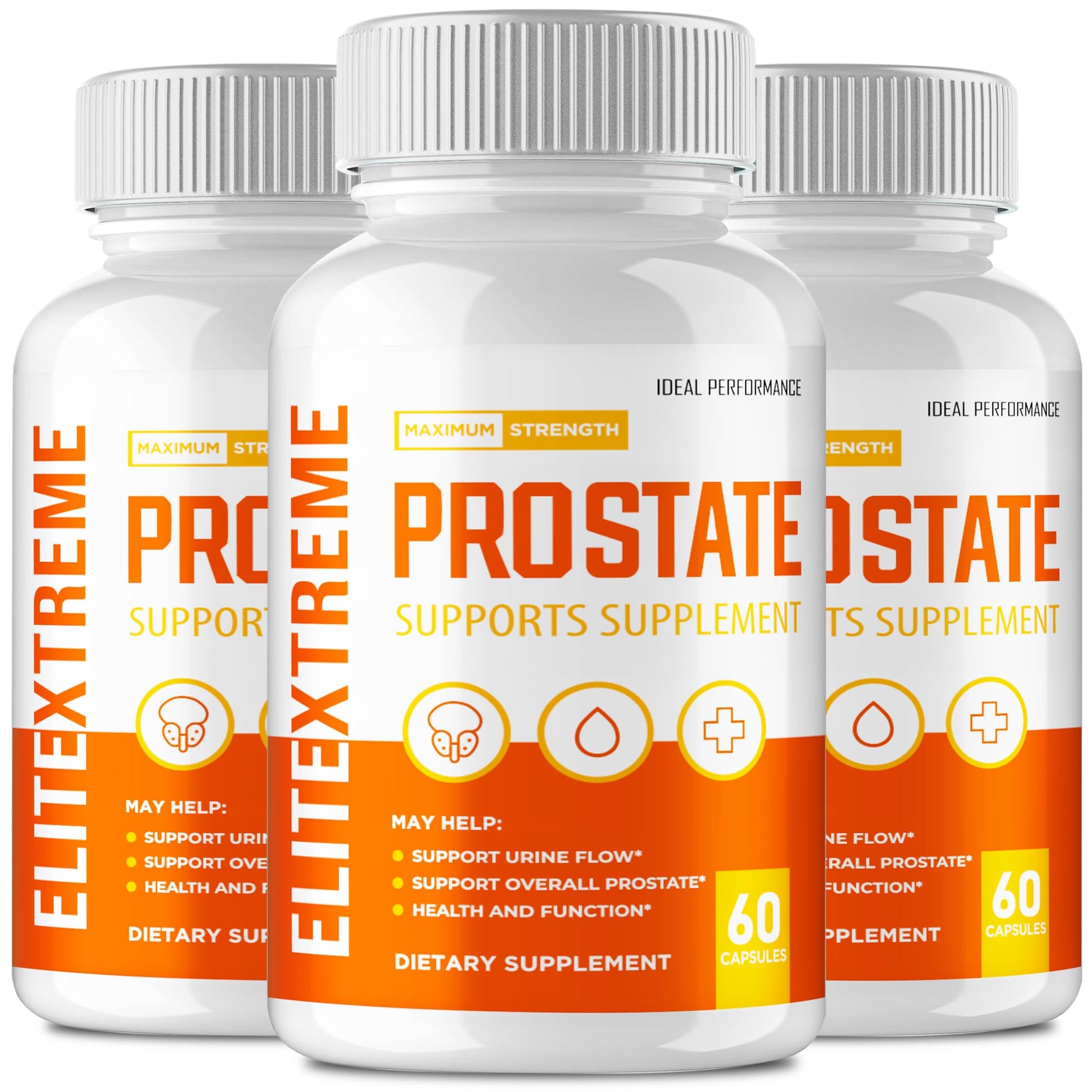 IDEAL PERFORMANCE EliteXtreme Prostate Health Capsules, Bladder Comfort & Daily Urinary Support, Maximum Strength for Wellness & Comfort, 180 Capsules
