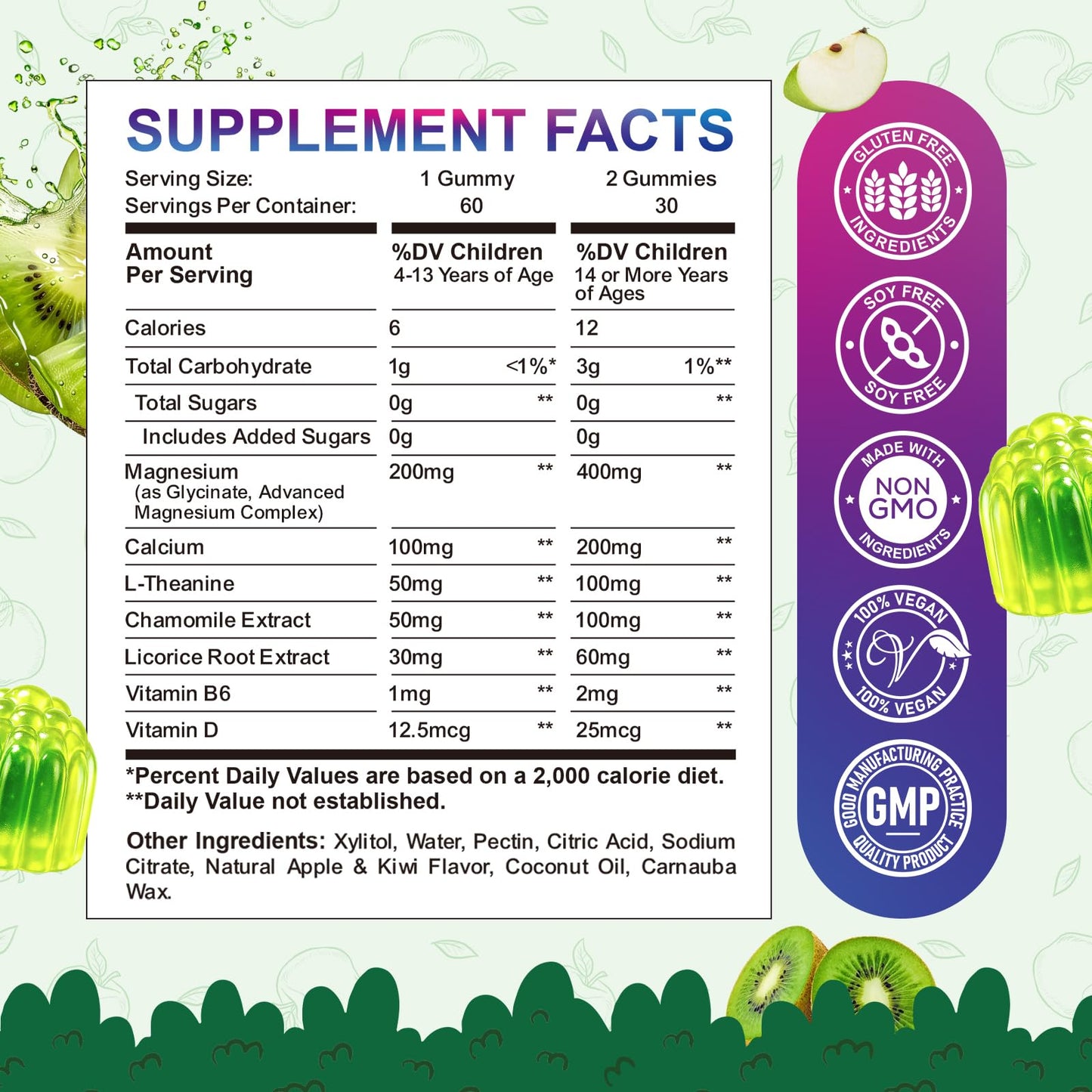 ReviNutra Magnesium Glycinate Gummies Gummy 120 Count