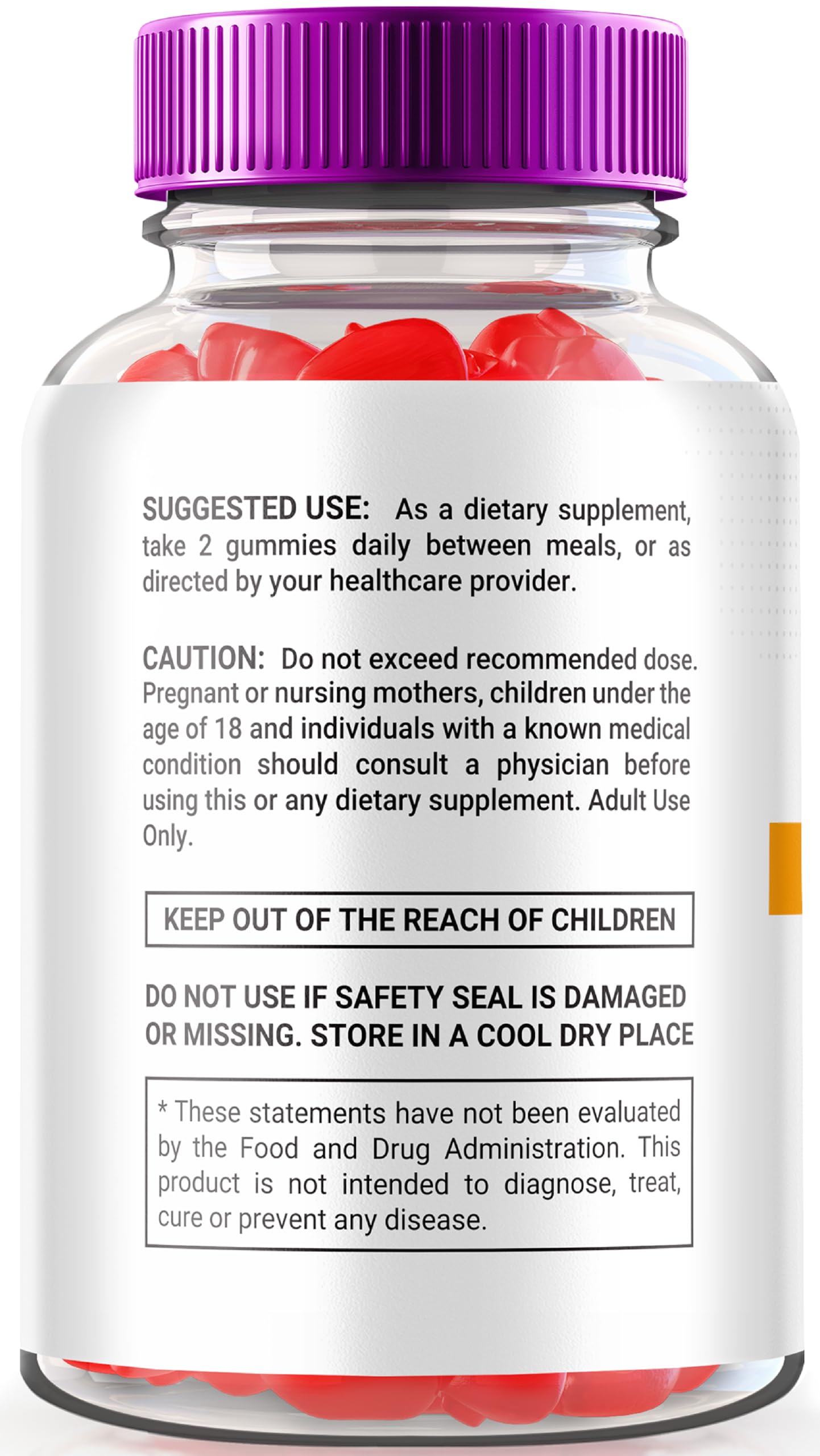 NutraRize Rapid Ripped Keto ACV Gummies, 60 Gummies