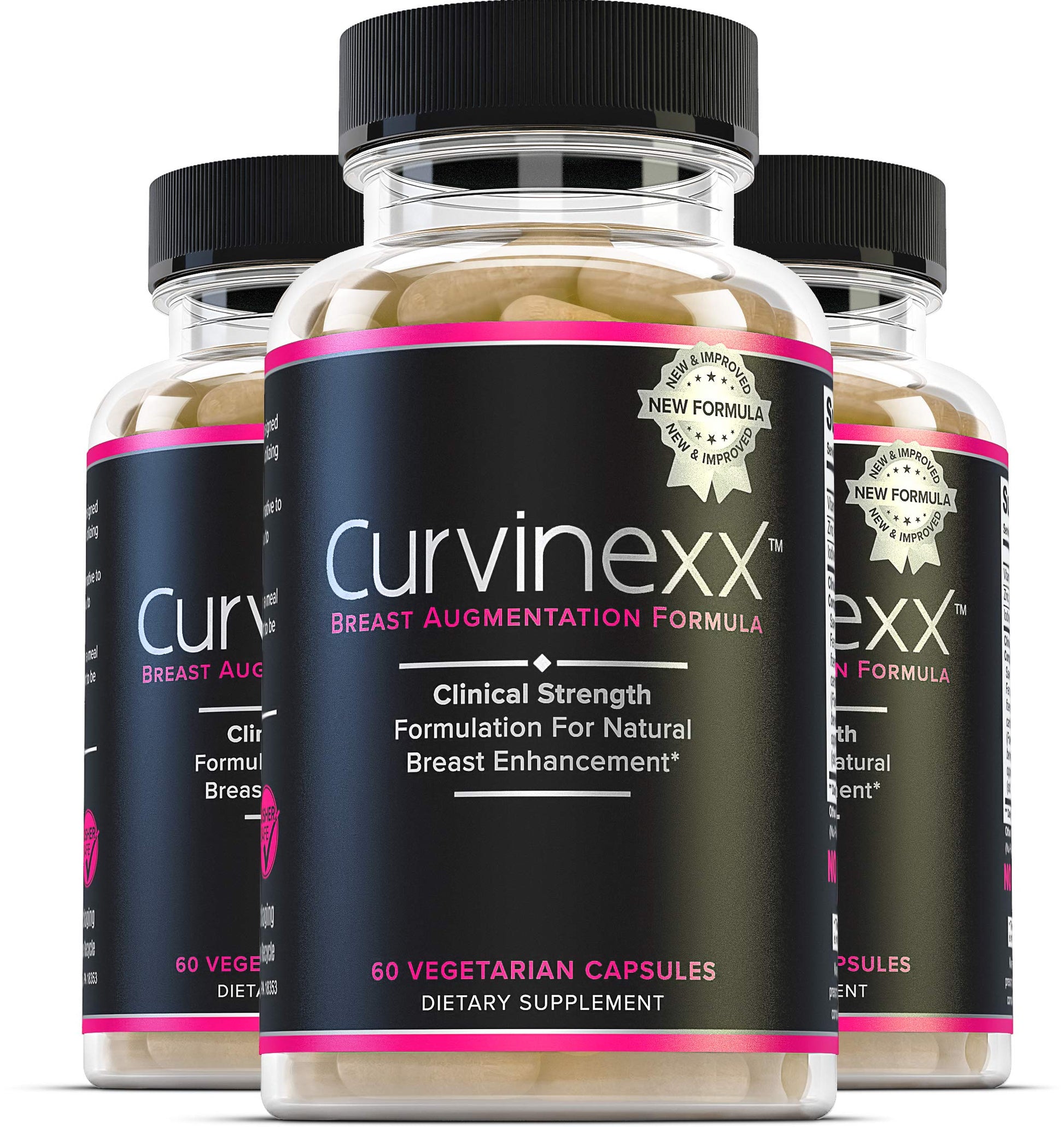 Curvinexx Natural Breast Toning and Firming Supplement, 180 Capsules