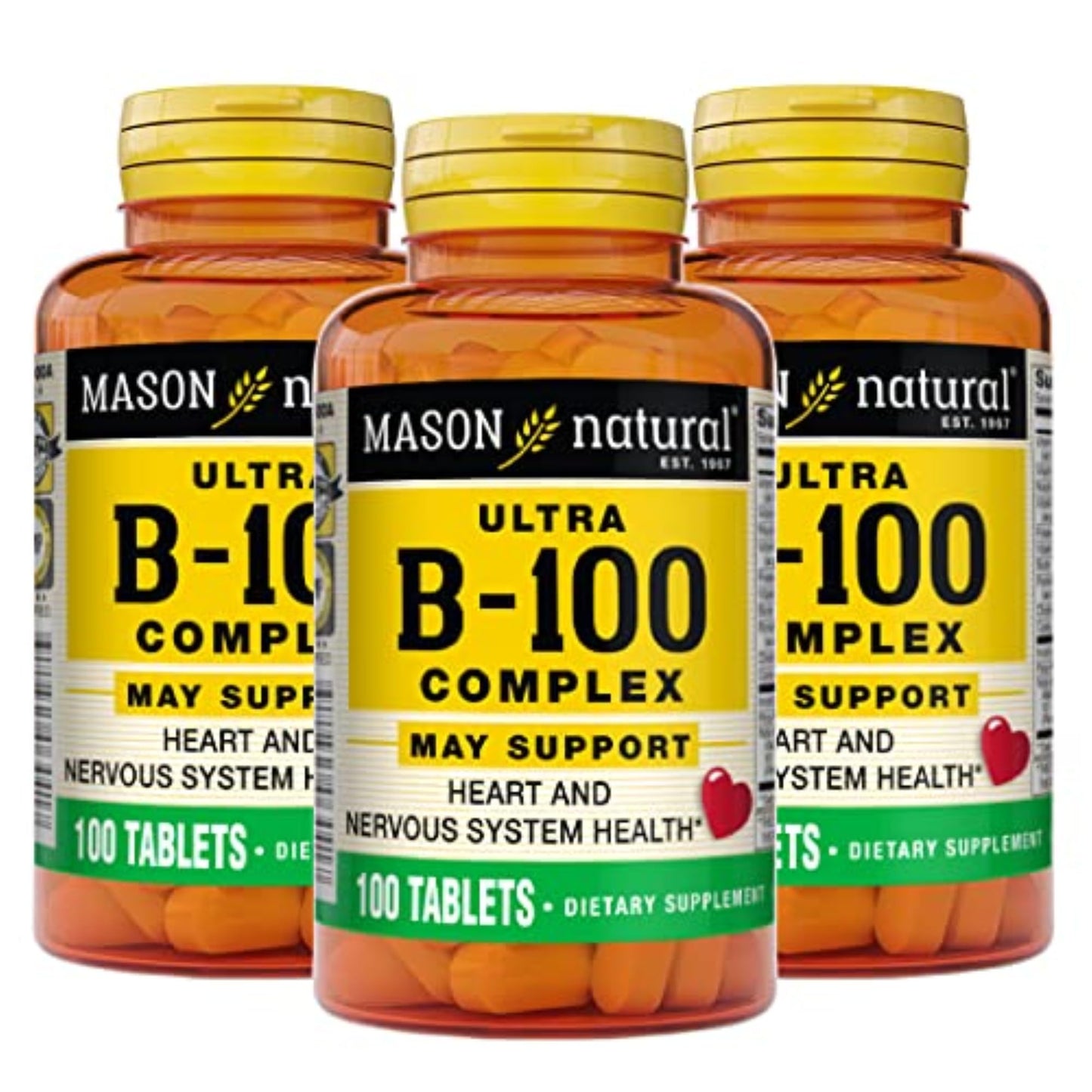 Mason Natural Ultra B-100 Complex Tablets 300
