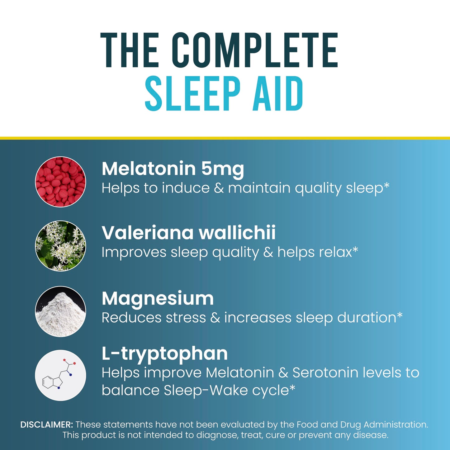 Vedistry Zzowin Sleep Support Supplement Tablets, 30