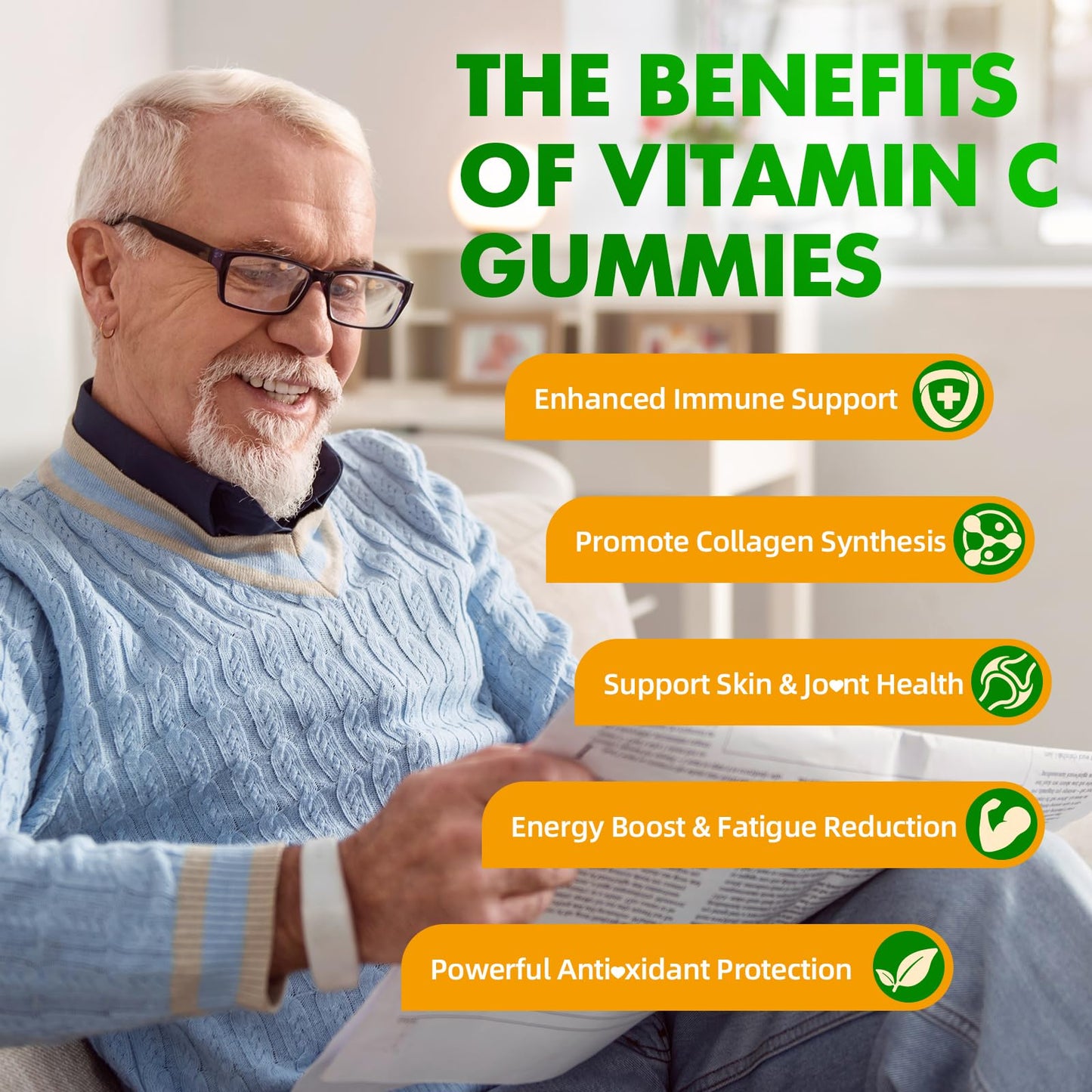 Softbear Liposomal Vitamin C Gummies for Adults & Kids 1000mg, 120 Count