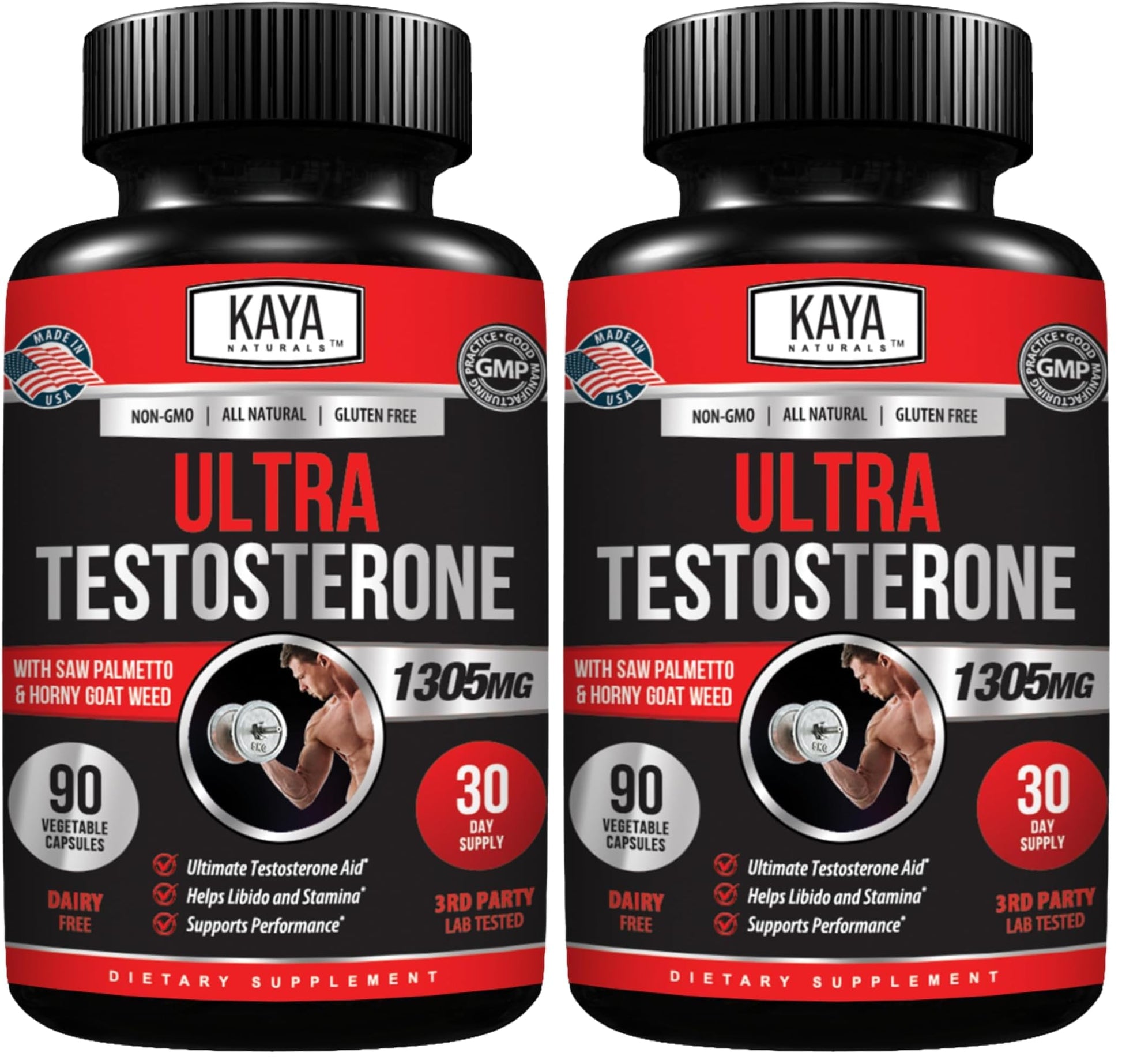 Kaya Naturals Ultra Testosterone Capsule 180 Count