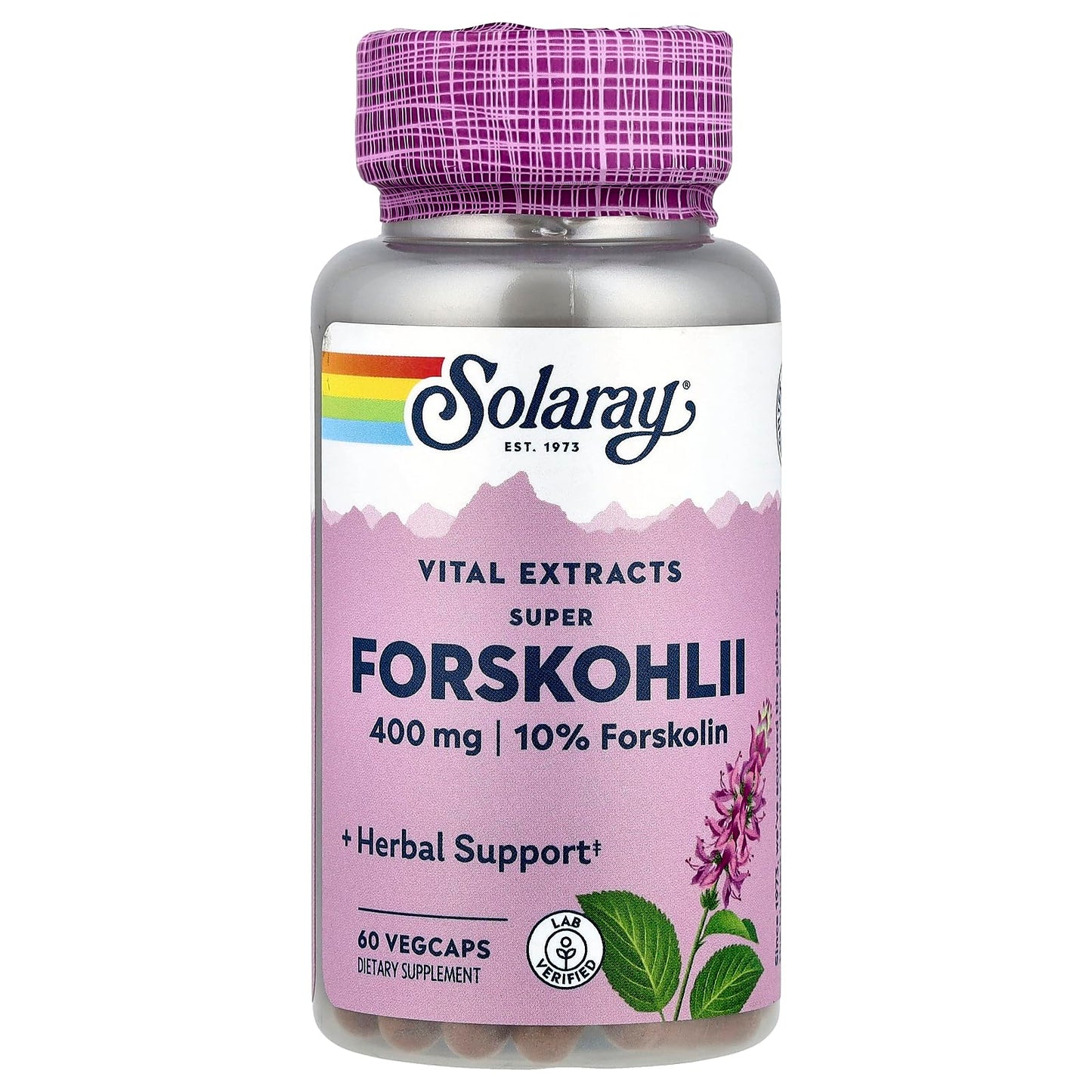 Solaray Super Forskohlii Extract Vegetarian Capsules, 60 Count
