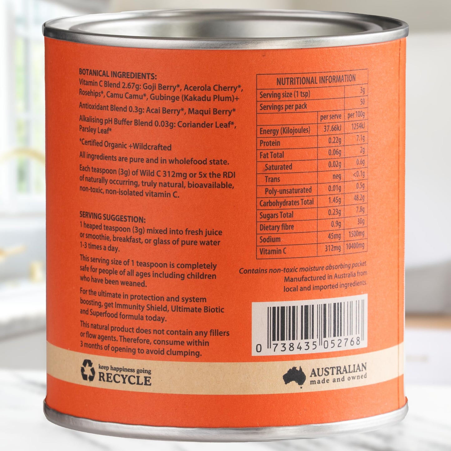 Eden Healthfoods Organic Vitamin C Powder, 2400