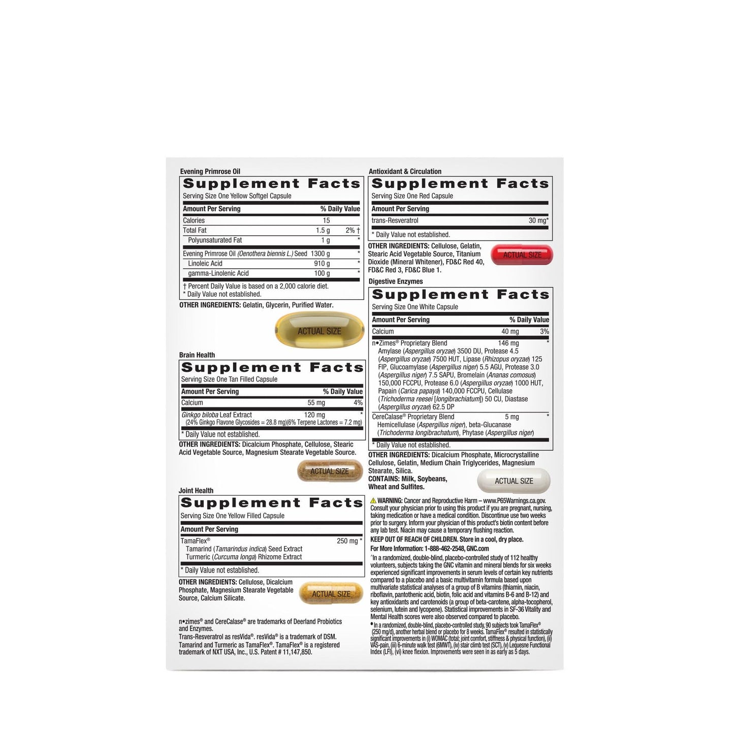 GNC Whole Body Vitapak Program Caplets 30 Count
