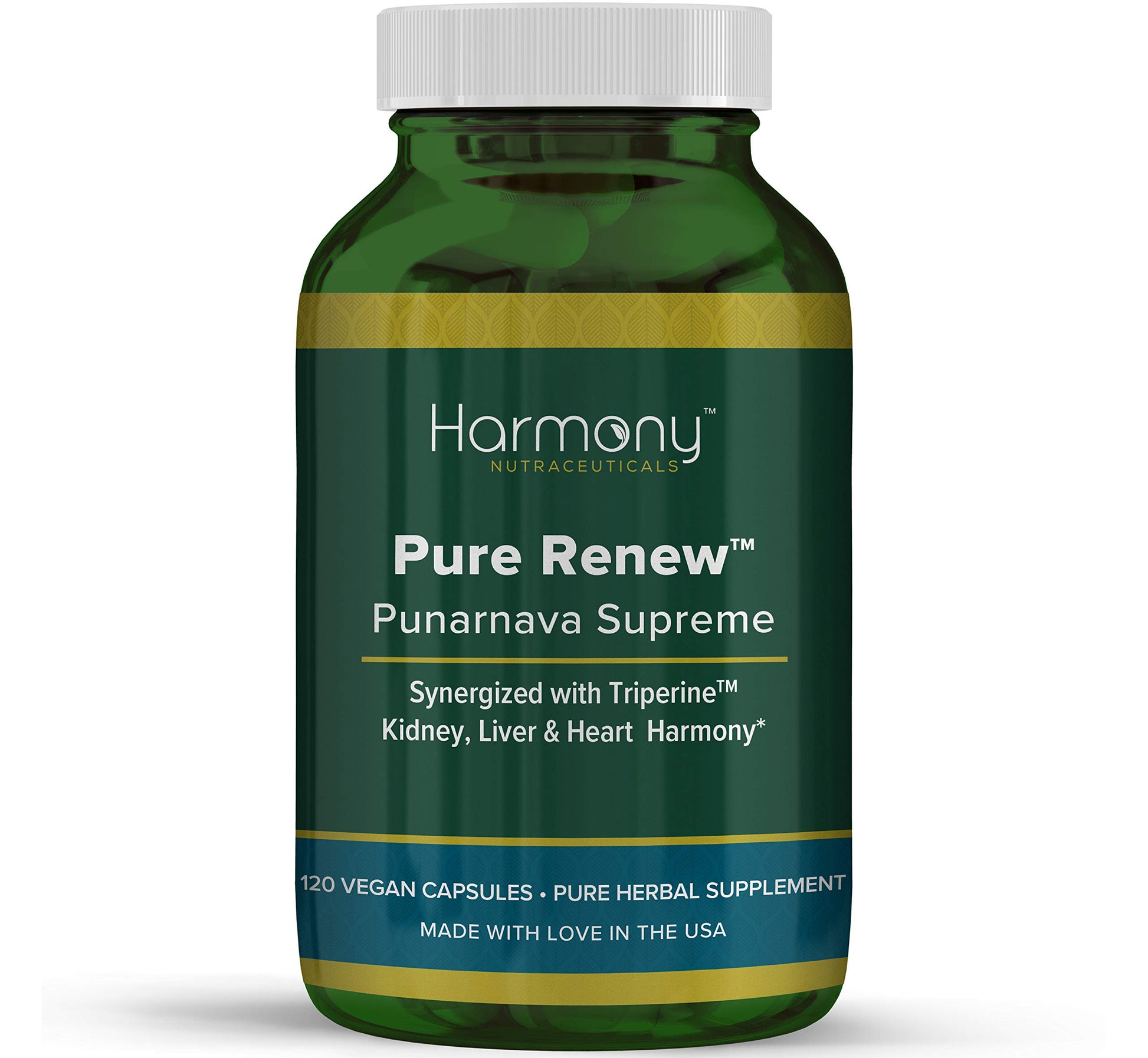 Harmony Nutraceuticals Punarnava Supreme - Heart, Liver and Kidney Harmony Capsules 120 Count
