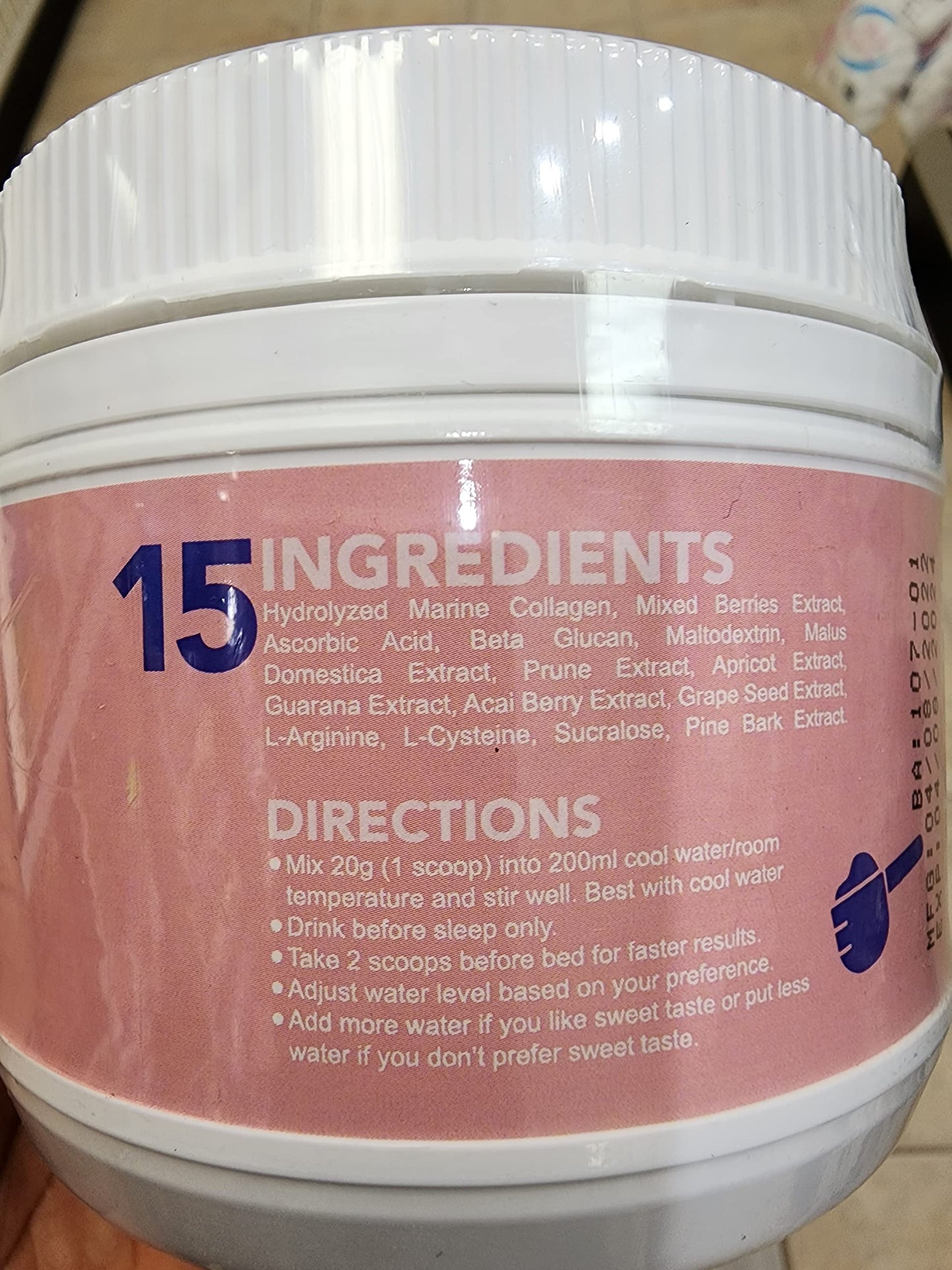 Elizkof Beauty Store Diamond Glow Skin Supplement for Whitening & Skin Glowing Gums & Powder 16 Count