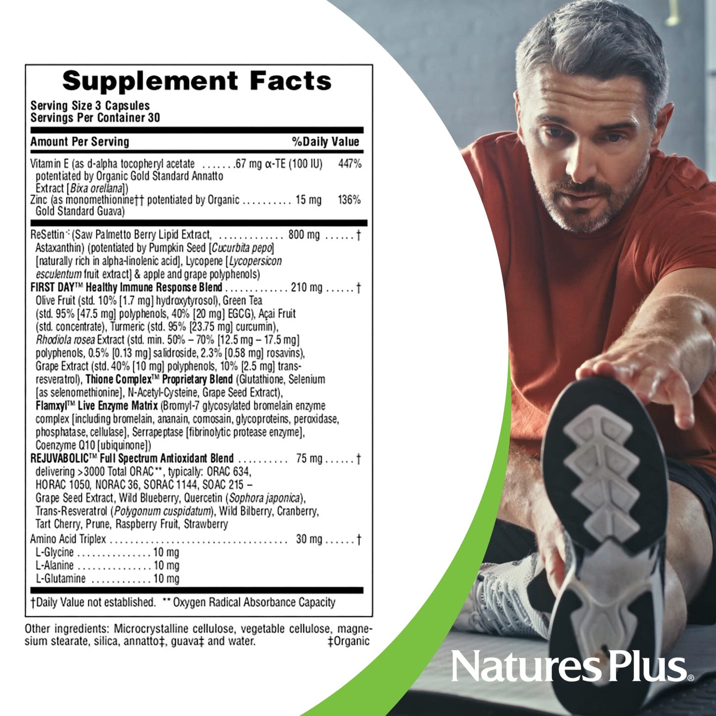 NaturesPlus AgeLoss Prostate Support Capsules 90 Count
