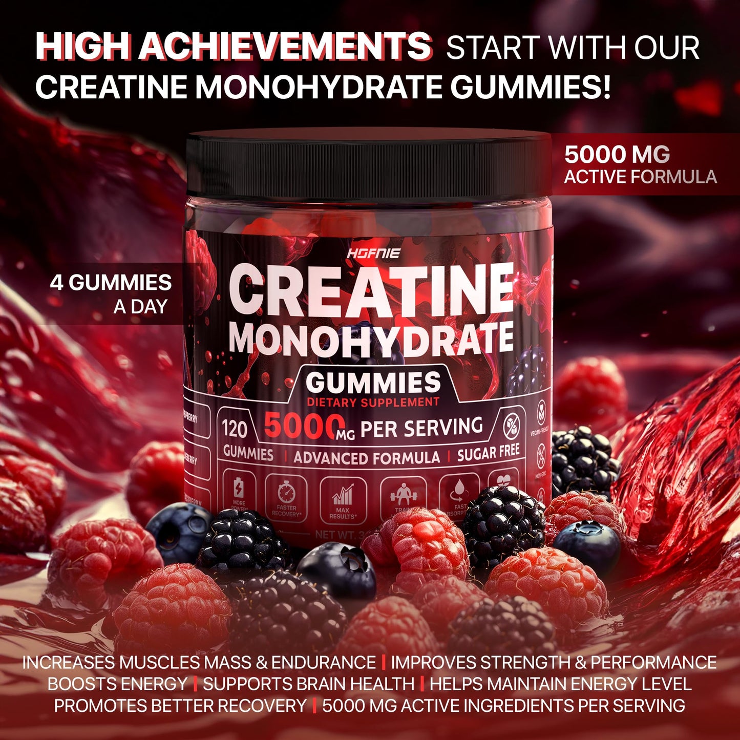 Hofnie Creatine Monohydrate Tablet 120 Tablets