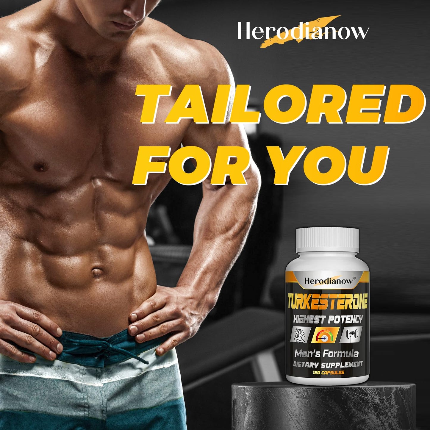 Herodianow Testosterone Booster Capsule 120 Count