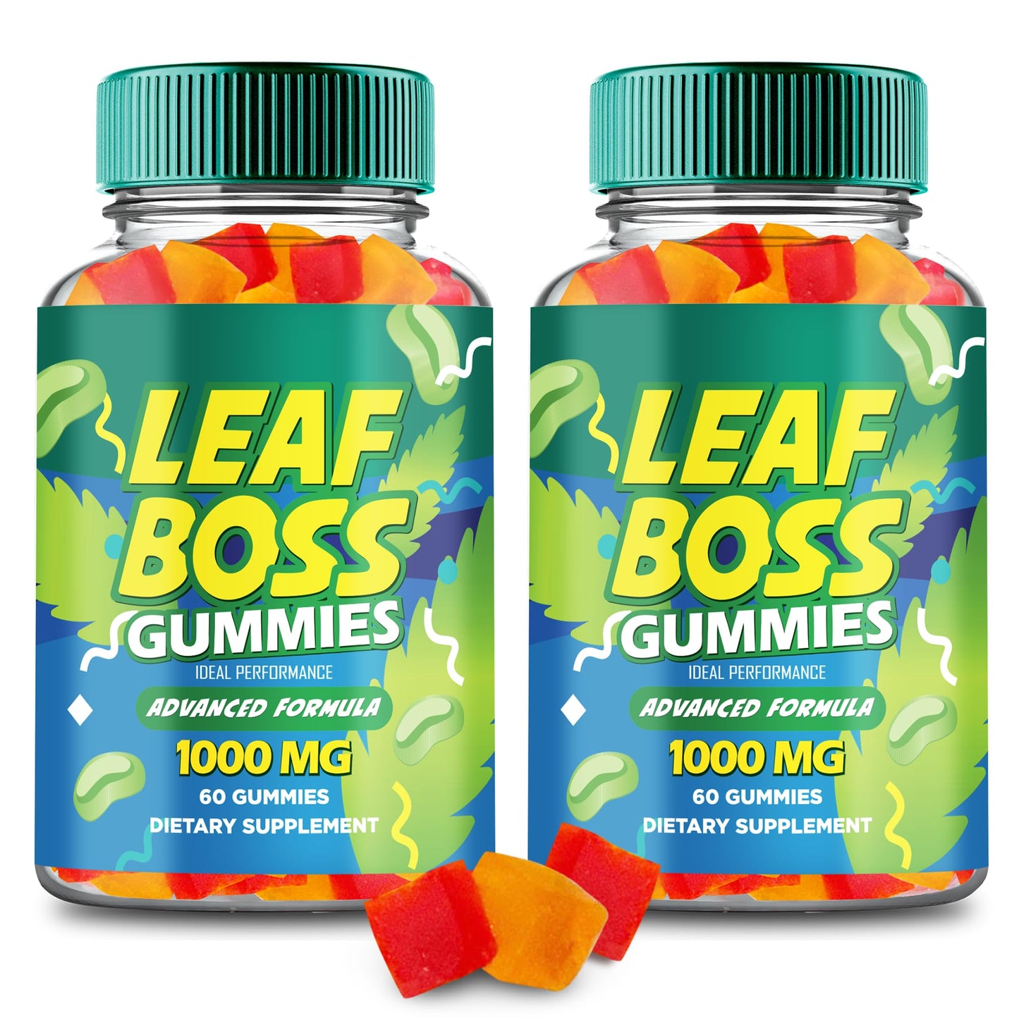 IDEAL PERFORMANCE Leaf Boss Hemp Gummies 120 Count