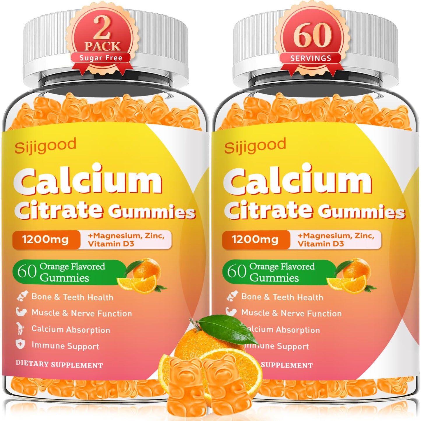 Sijigood Calcium Citrate Gummies 120 Gummies