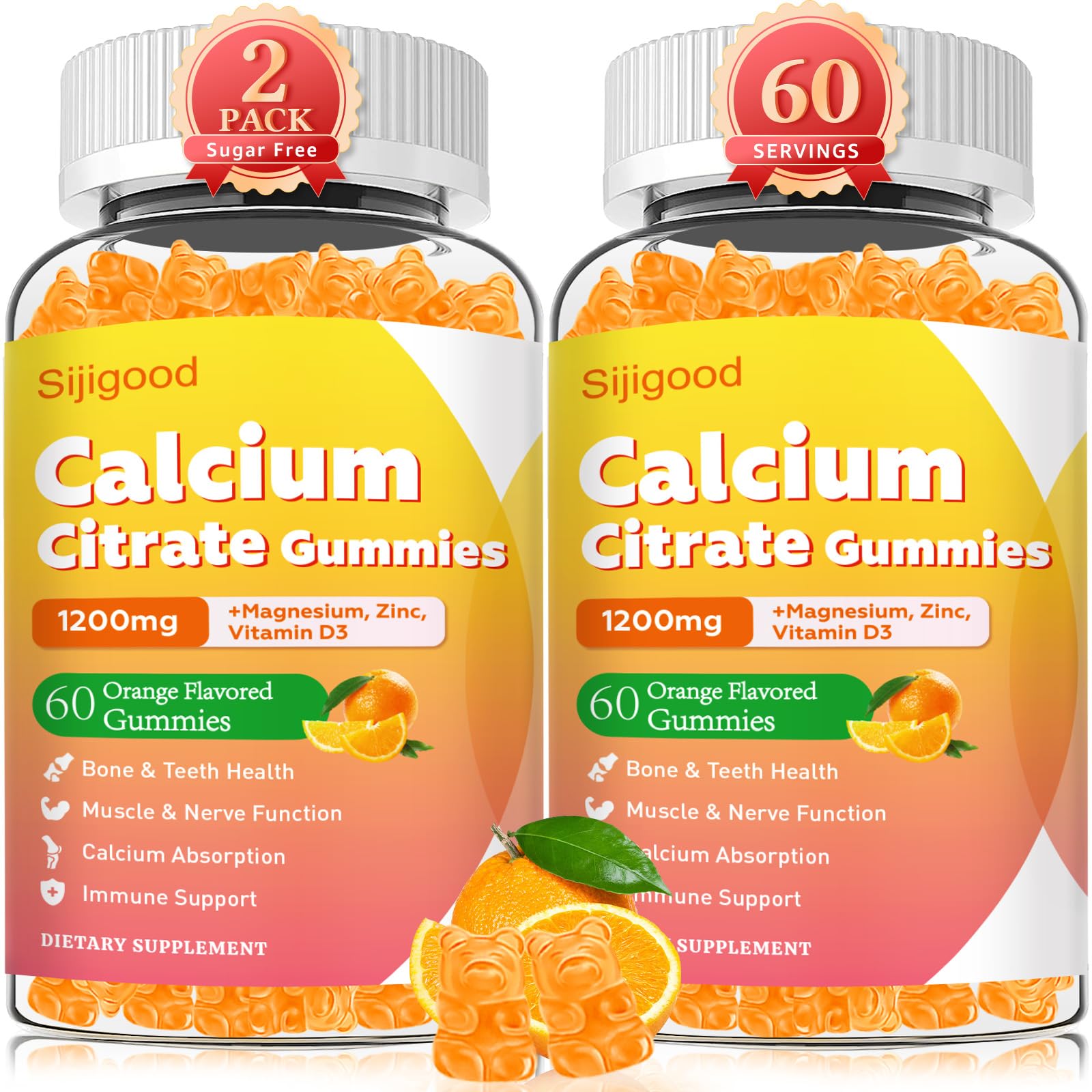 Sijigood Calcium Citrate Gummies 120 Gummies