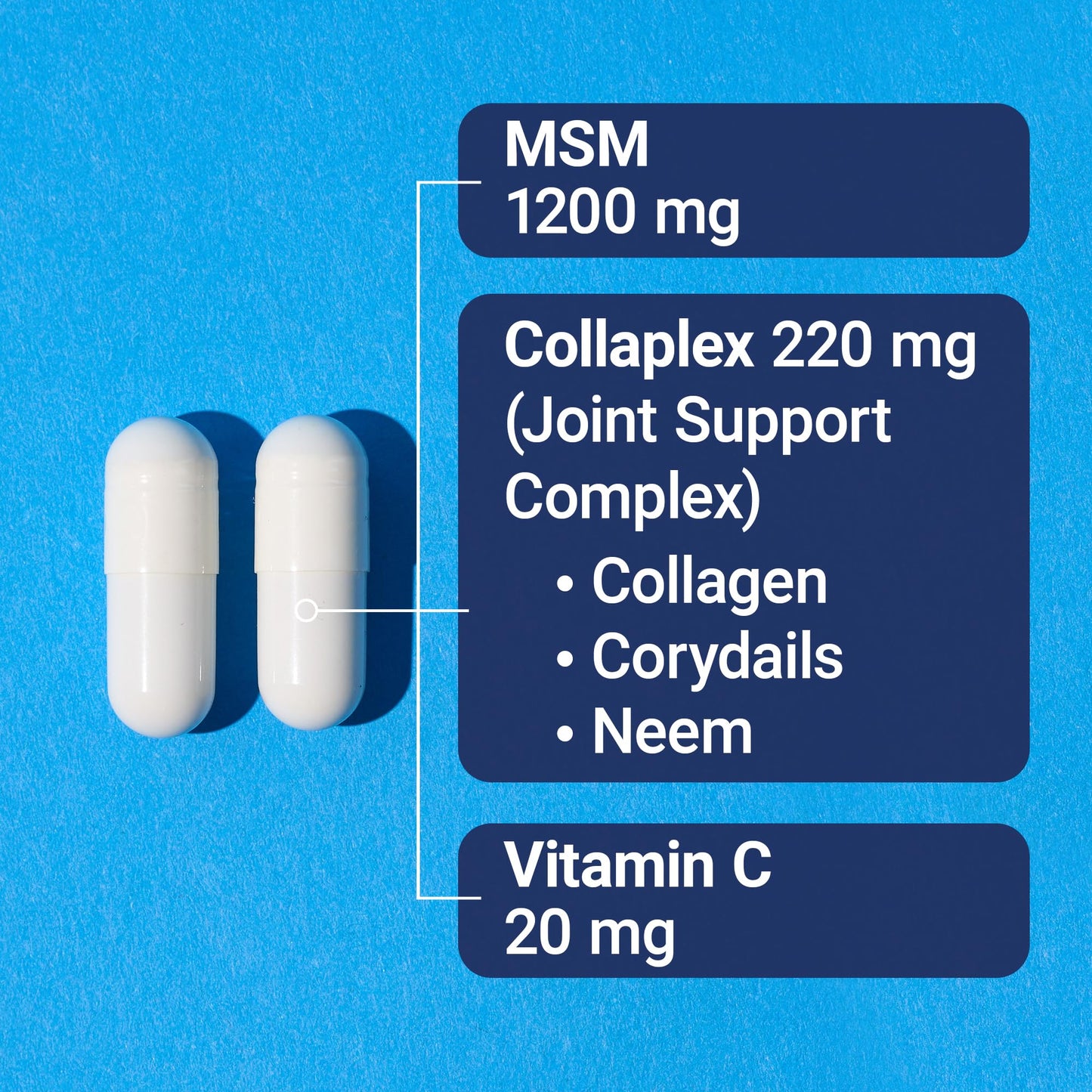 U.S. Doctors' Clinical Mega MSM 120 Capsules