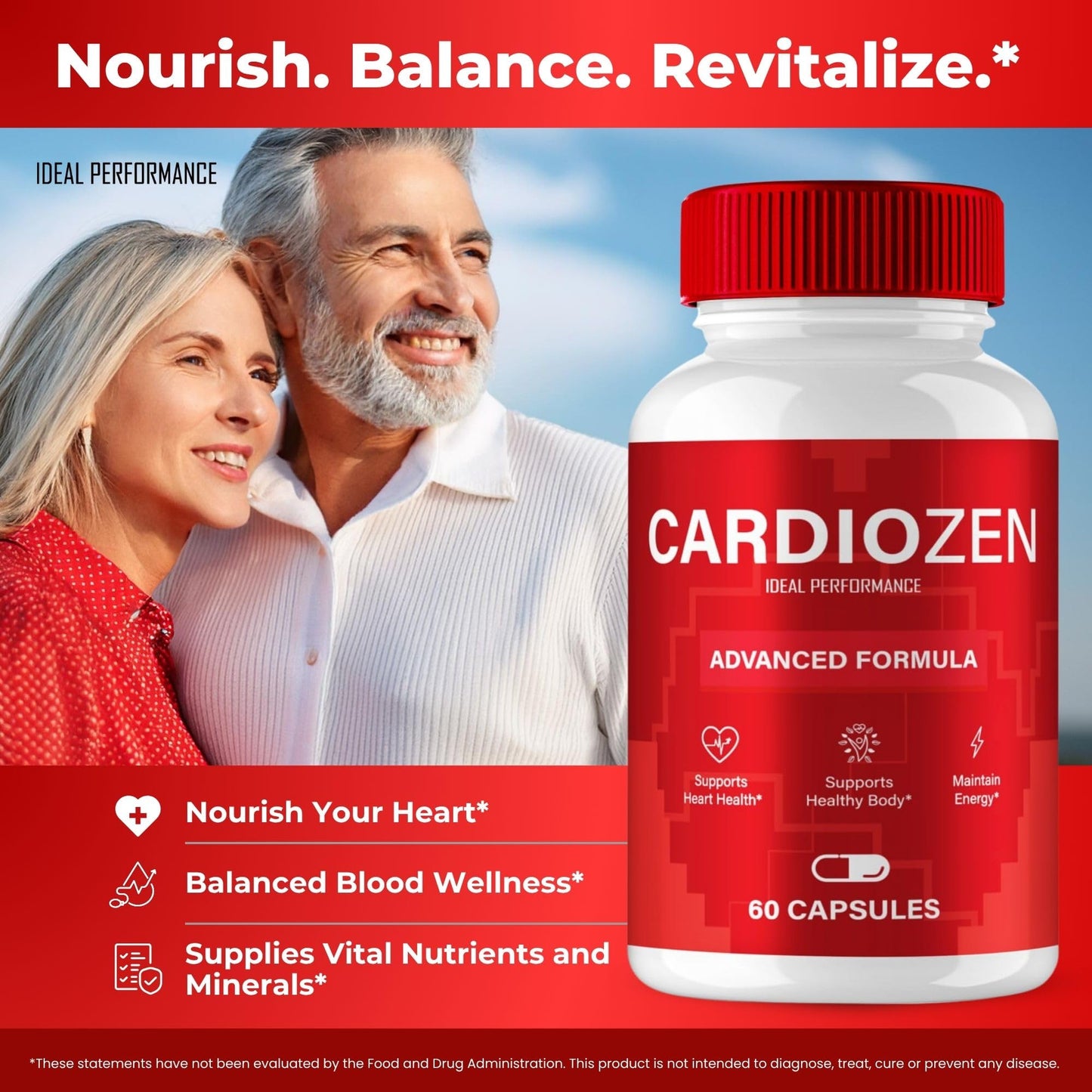 IDEAL PERFORMANCE Cardiozen Advanced Blood Formula Capsules 300