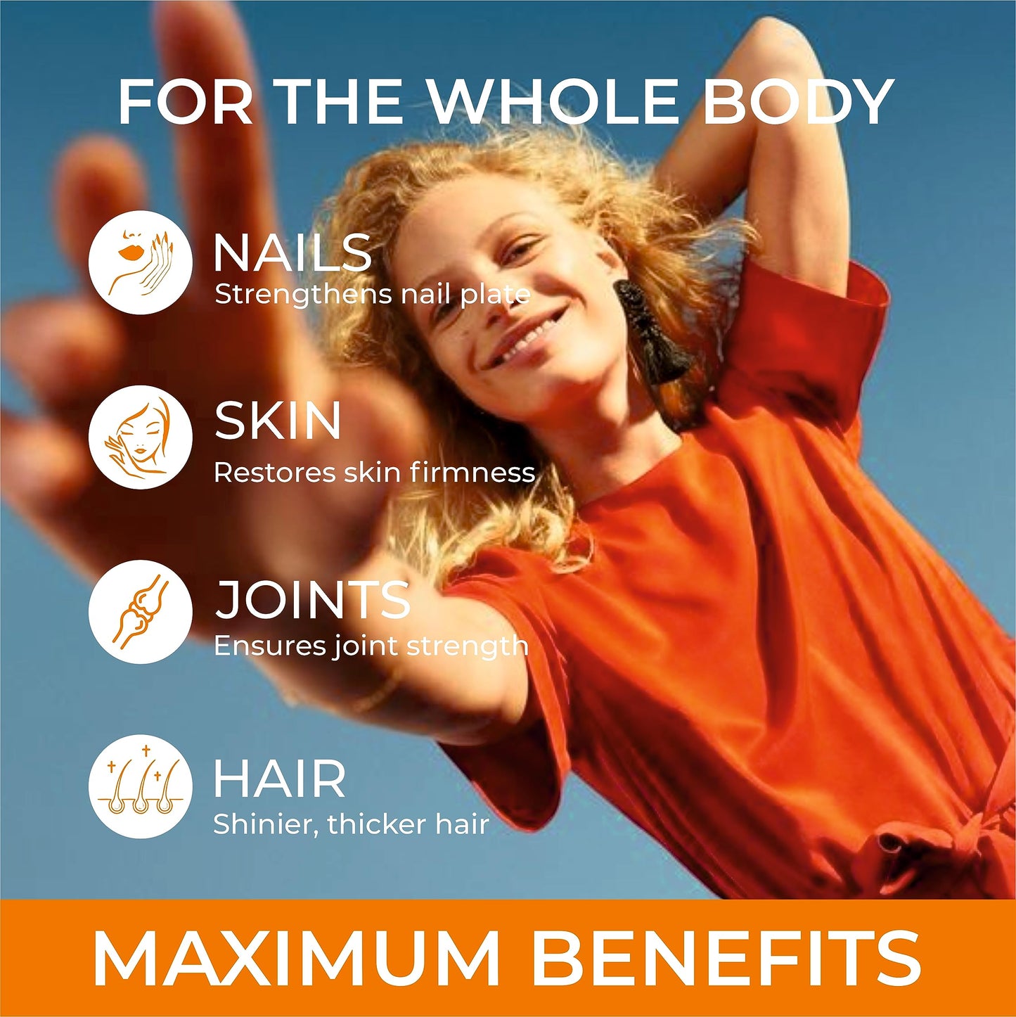 SIRUNES Marine Collagen Peptides Capsules, 120 Count