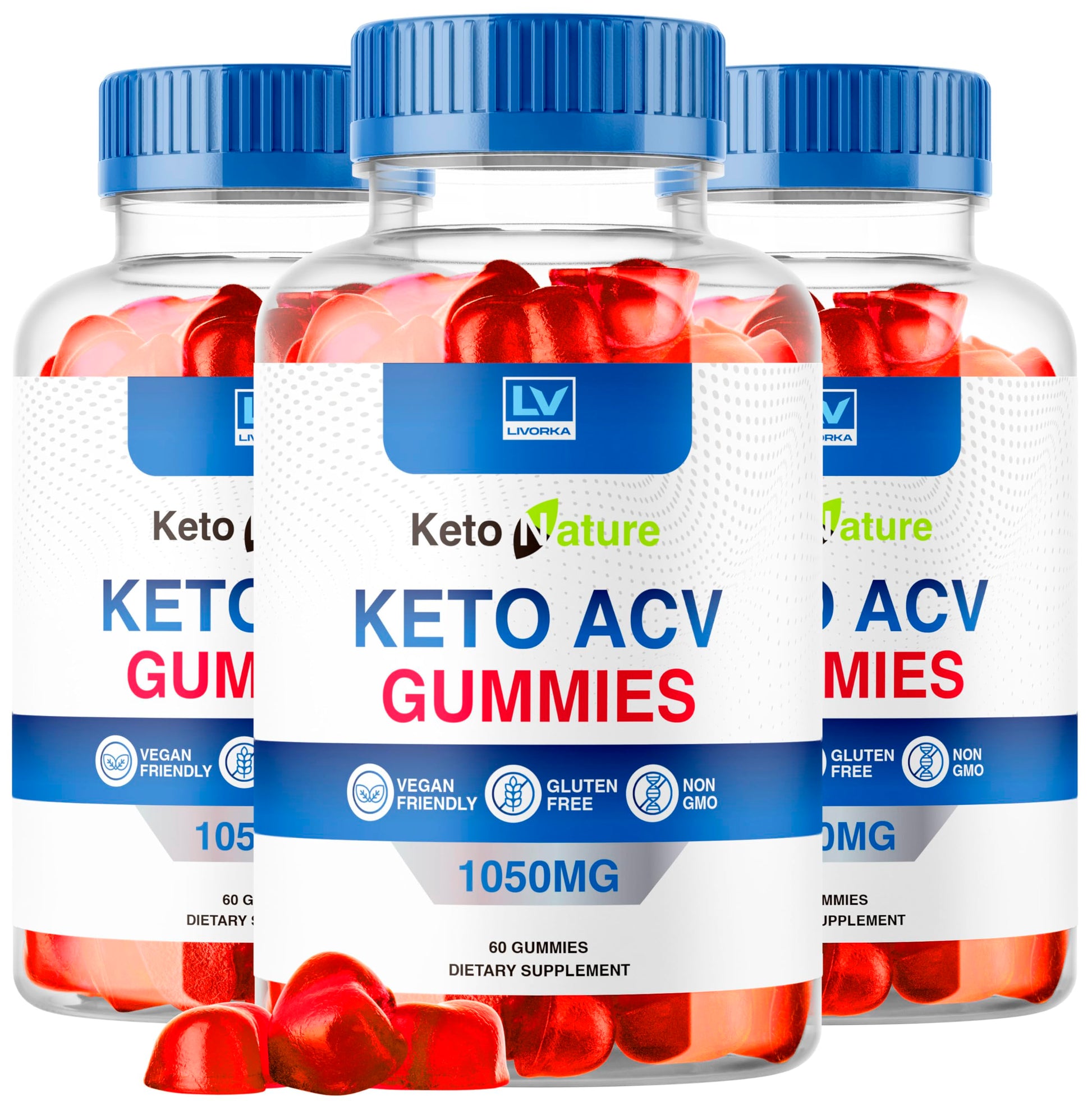 LIVORKA Keto Nature ACV Gummies 180 Count