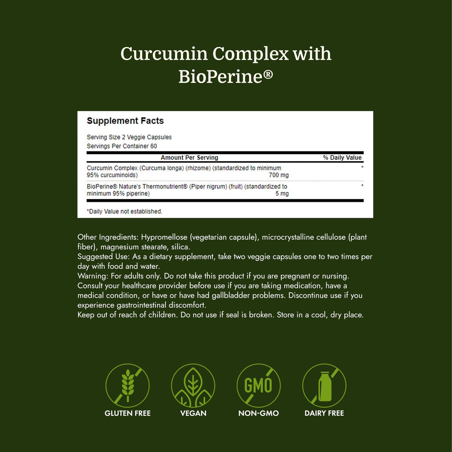 Swanson Curcumin Complex Vegan Capsules 120