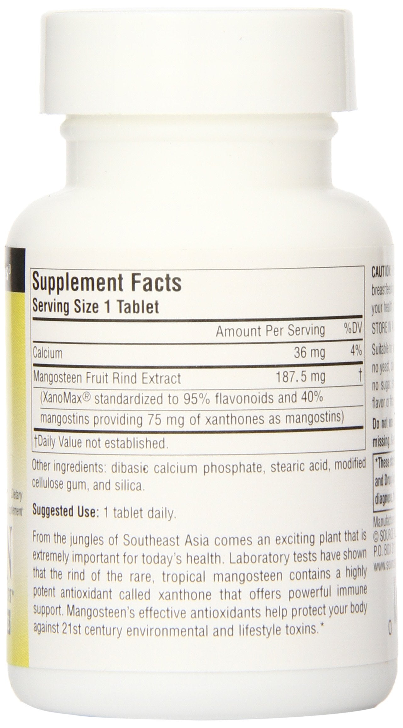 Source Naturals Mangosteen Antioxidant and Immune Support Tablets 60 Count