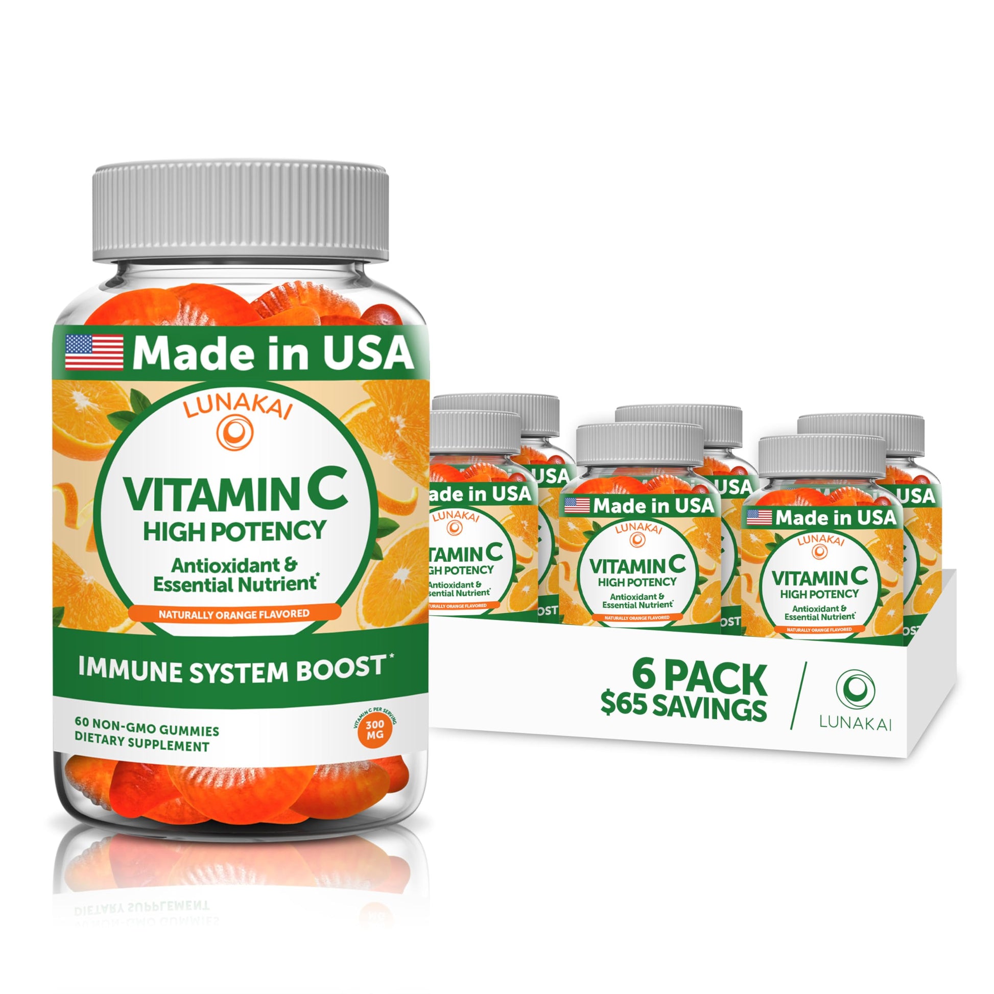 Lunakai Vitamin C Gummies 360 Count