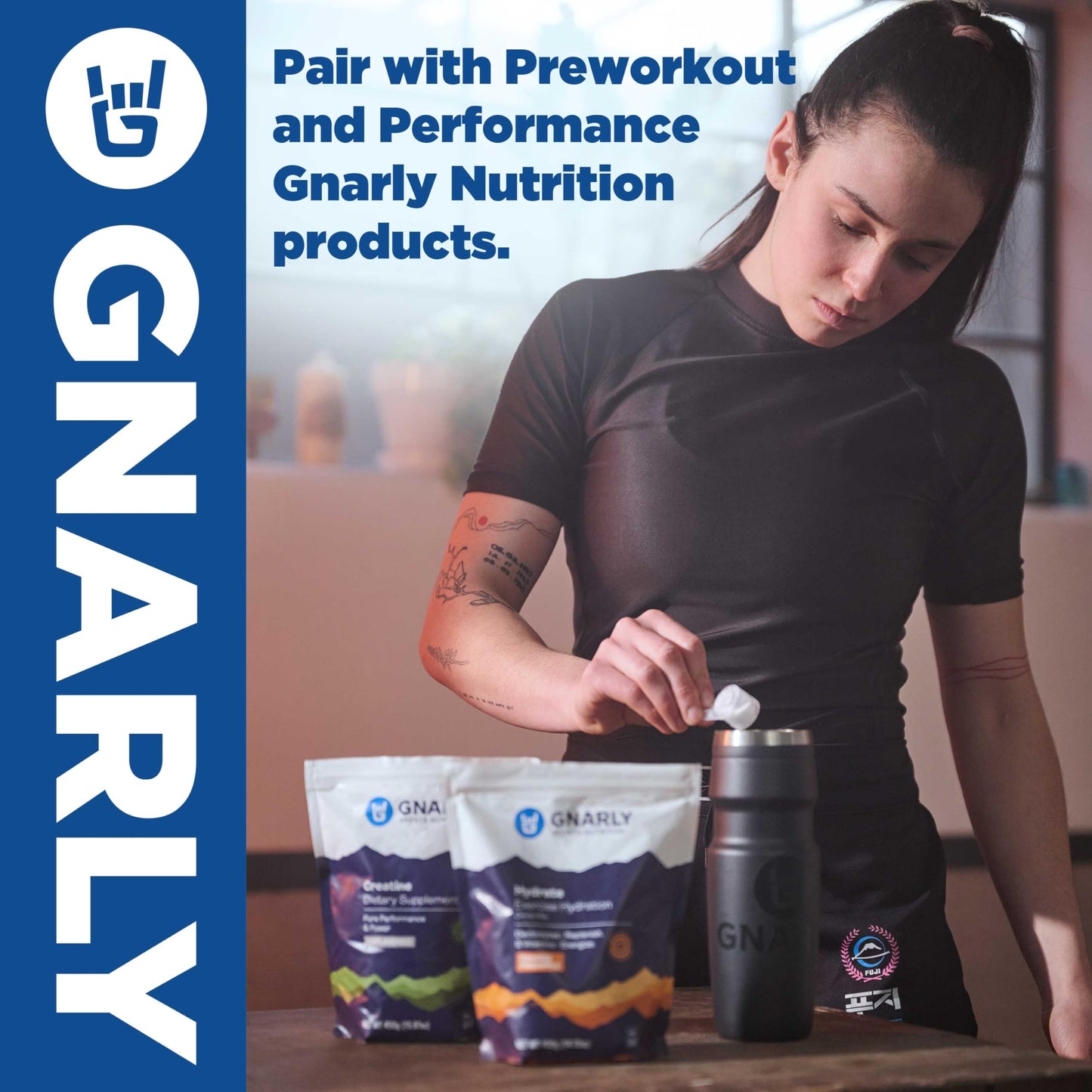 Gnarly Nutrition Vegan Plant Protein Powder – Chocolate, 2 lb, 32 Servings