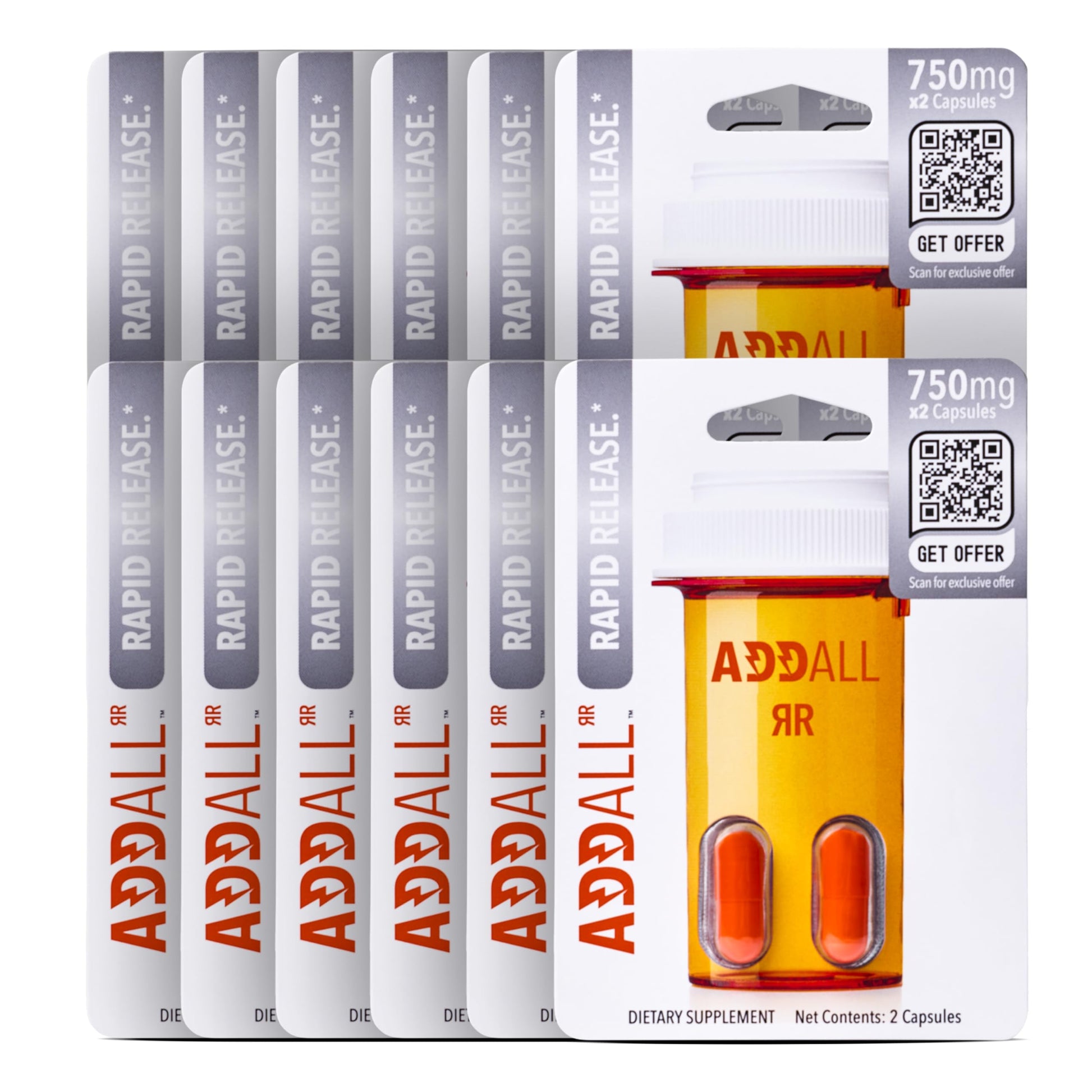 Addall Rapid Release Supplement 24 Capsules