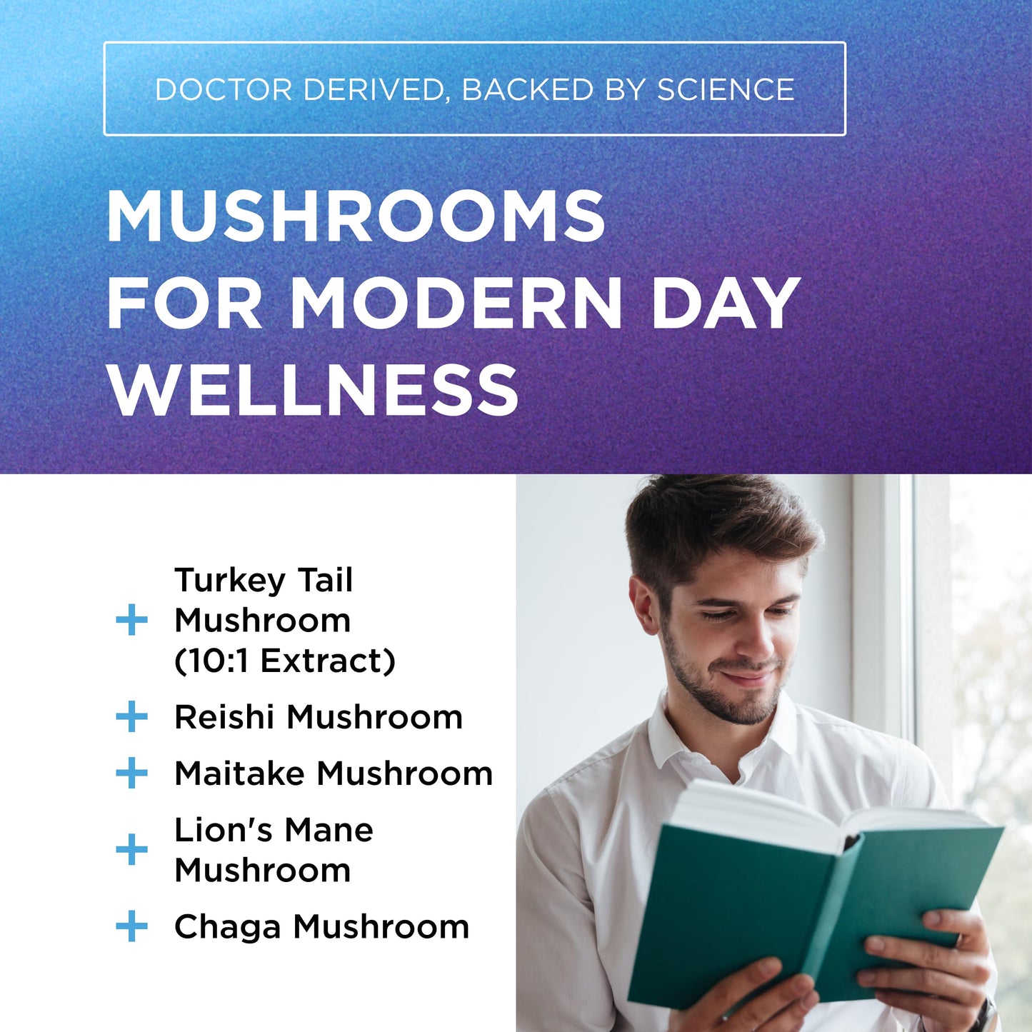 DR. EMIL NUTRITION Mushroom Supplement Elite Turkey Tail Mushroom Plus Capsule 2-Pack