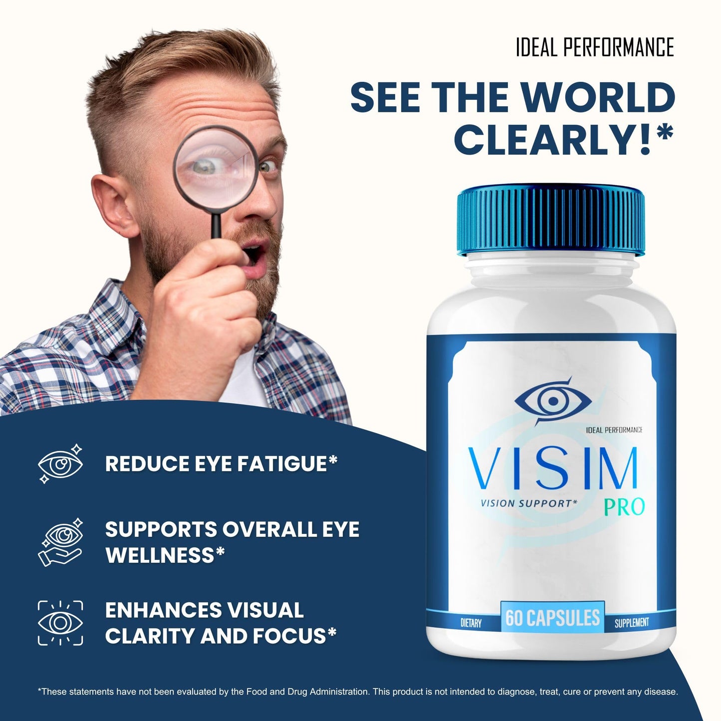 IDEAL PERFORMANCE Visim Pro Vision Support Capsules 300