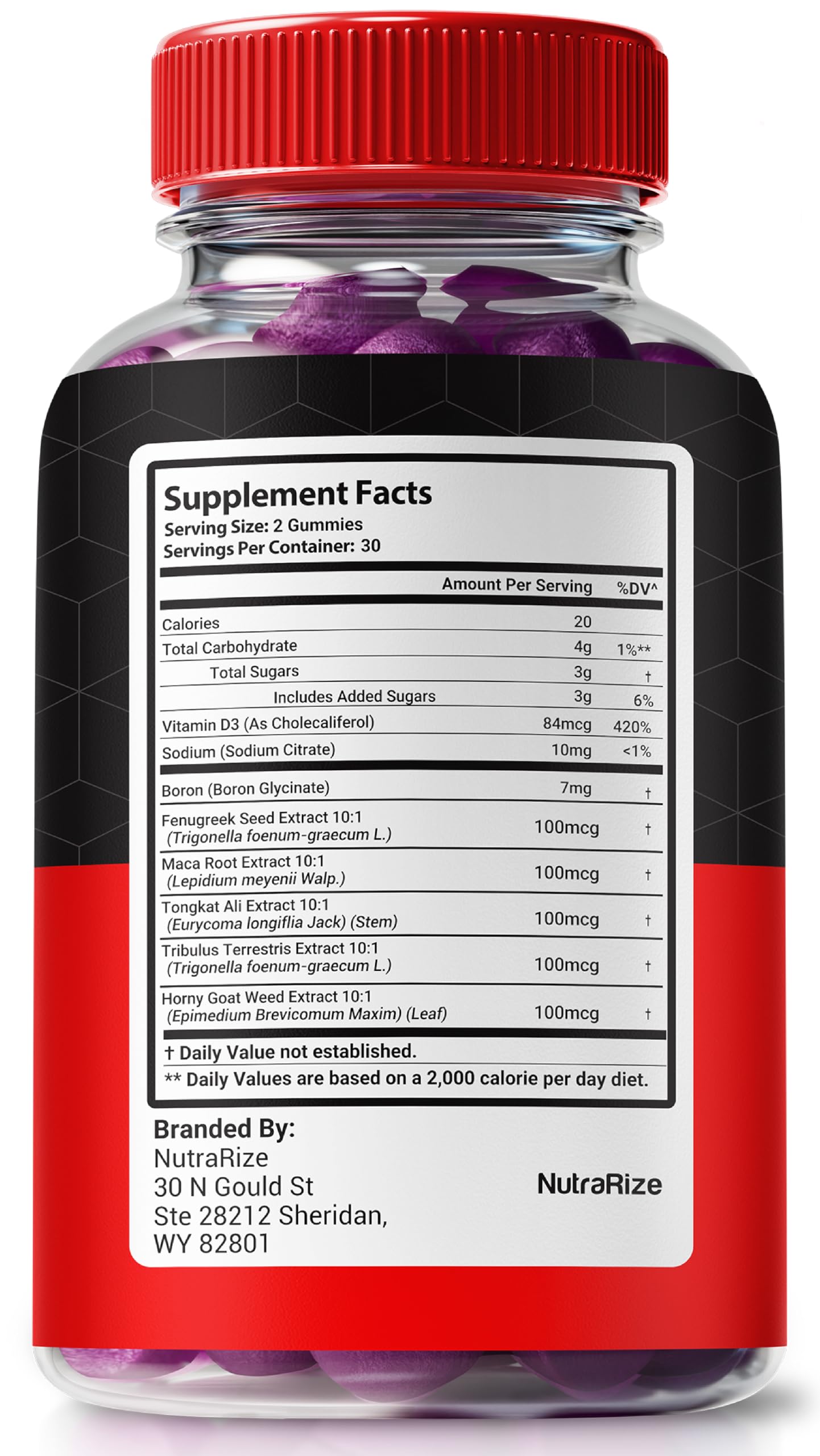 NutraRize Stallion X Gummies 60 Count