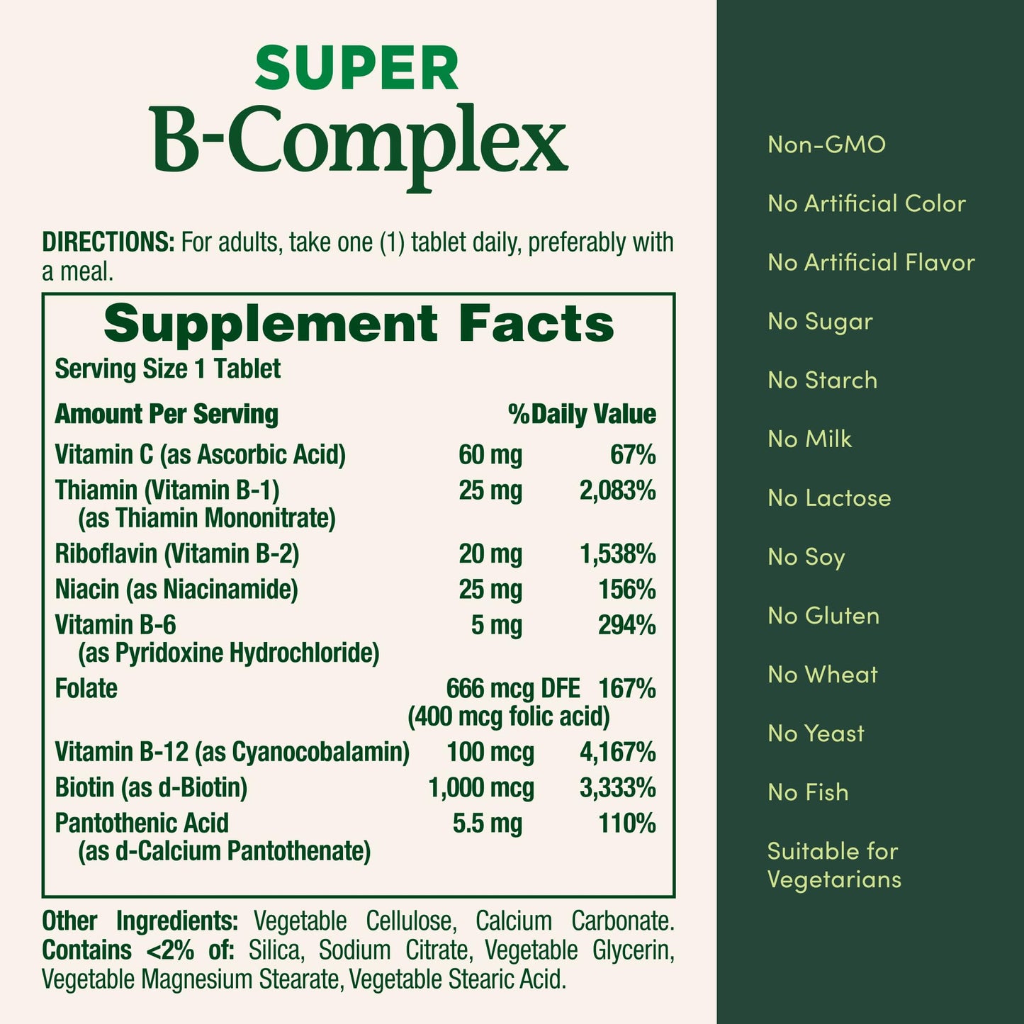 Nature's Bounty Super B Complex Vitamins with Vitamin C & Folic Acid, Vitamins for Immune & Cellular Energy Support, 600 Tablets